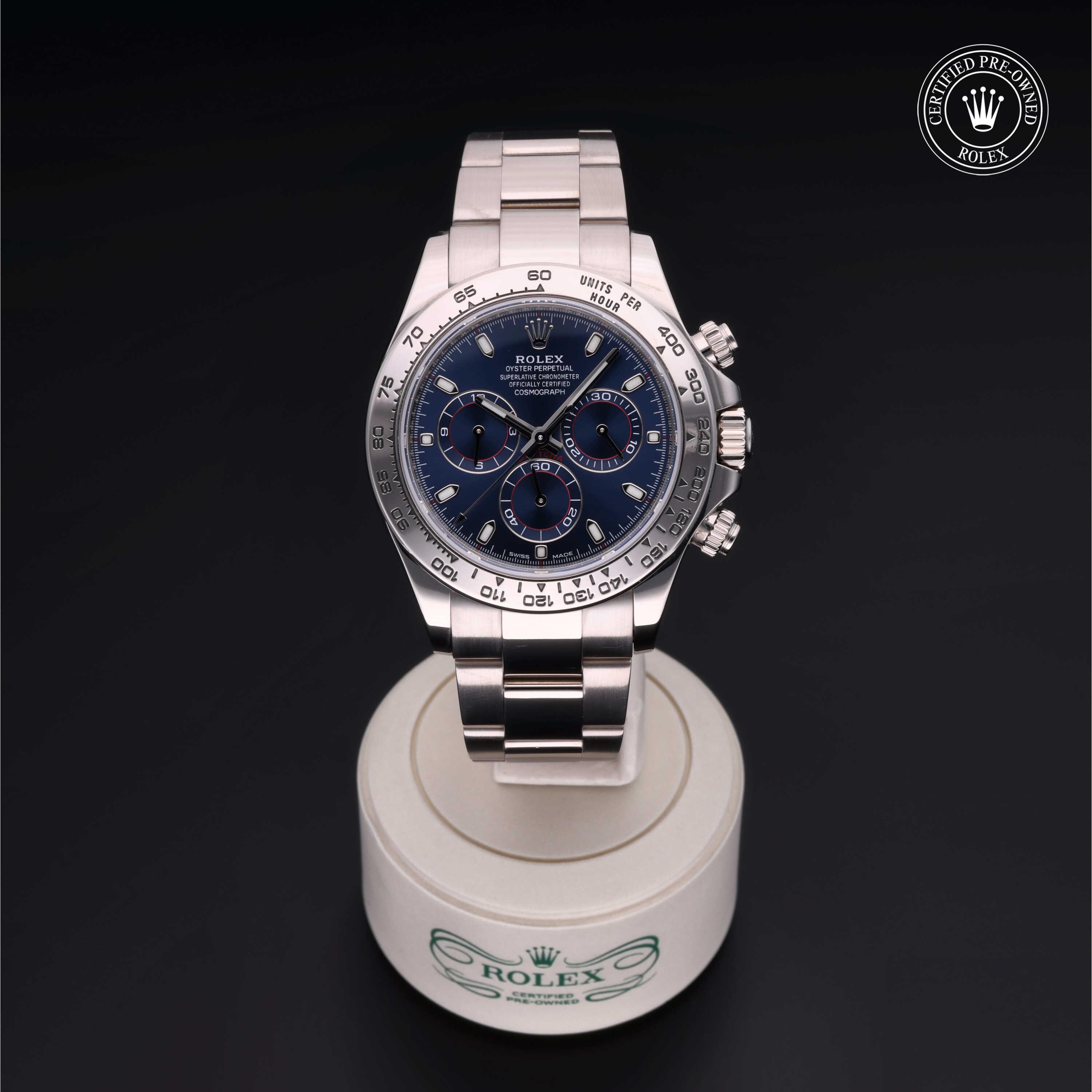 Rolex Cosmograph Daytona in Gold 18 Carat White M116509-0071 at Heller Jewelers