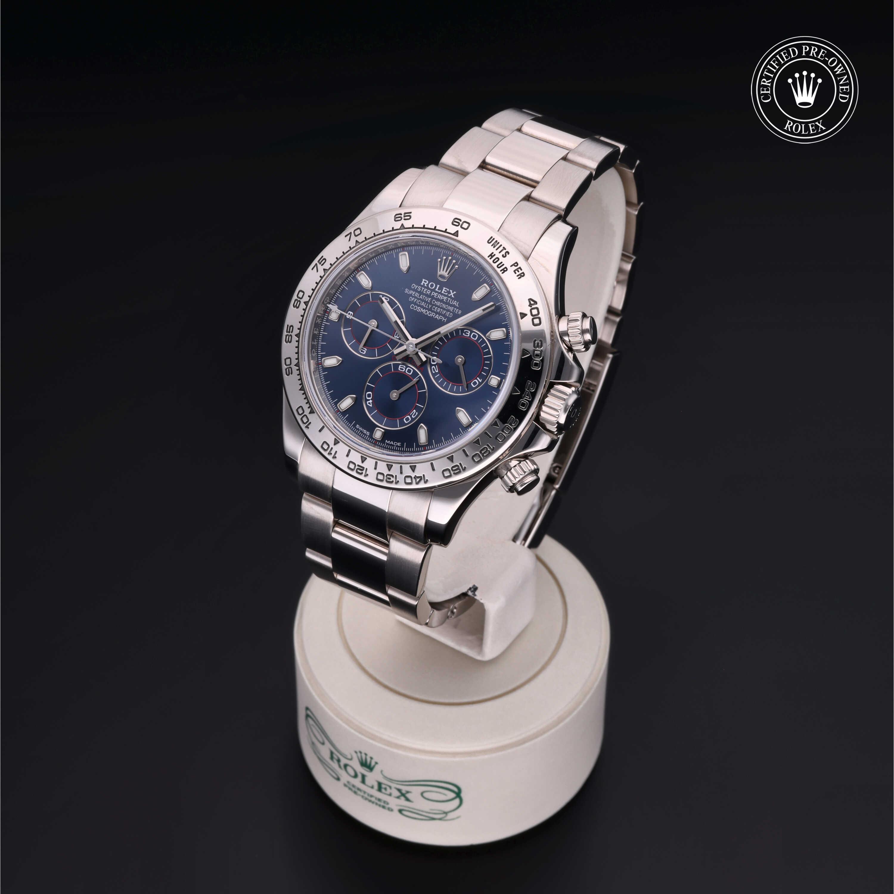 Rolex Cosmograph Daytona in Gold 18 Carat White M116509-0071 at Heller Jewelers