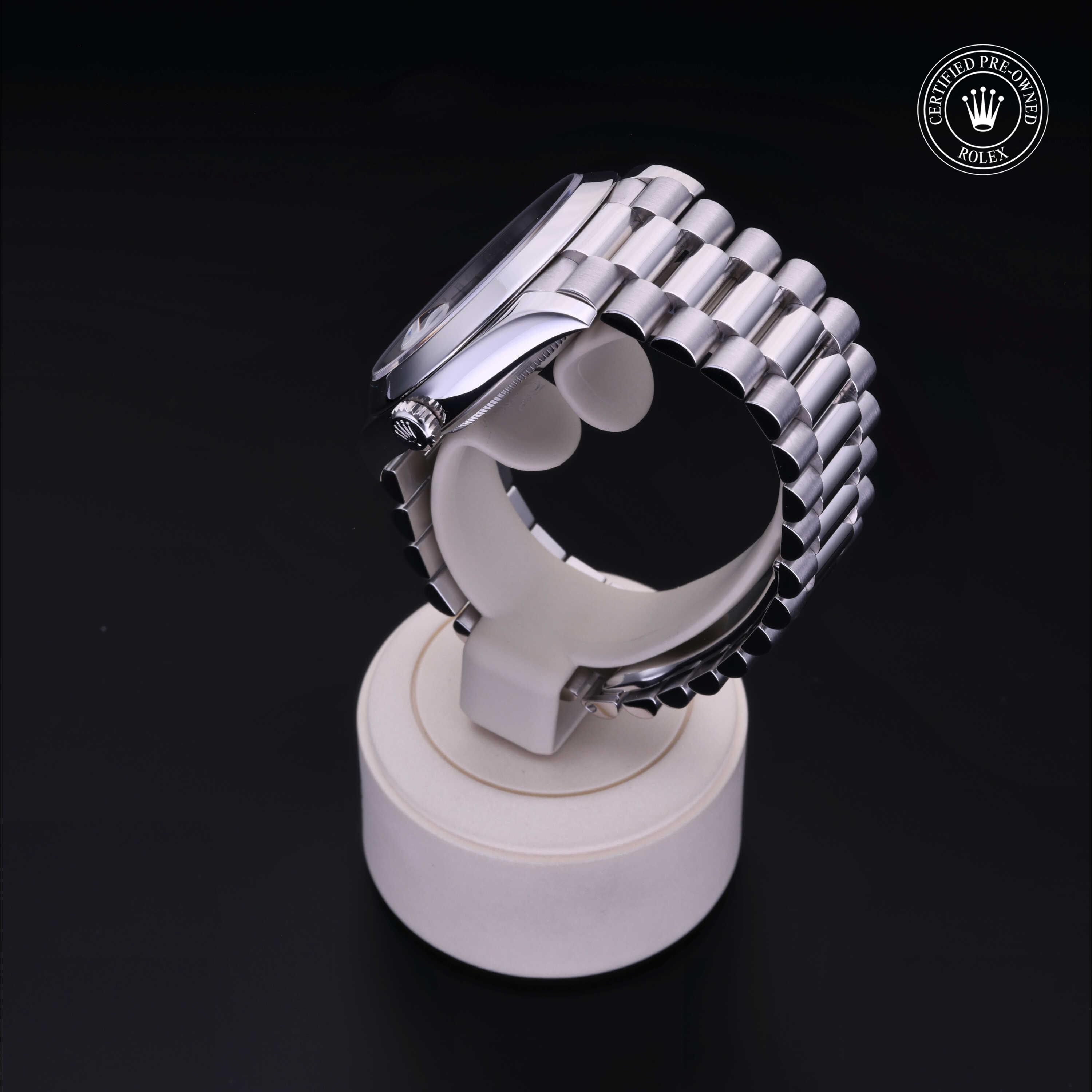 Rolex Day-Date in Platinum M228206-0004 at Heller Jewelers
