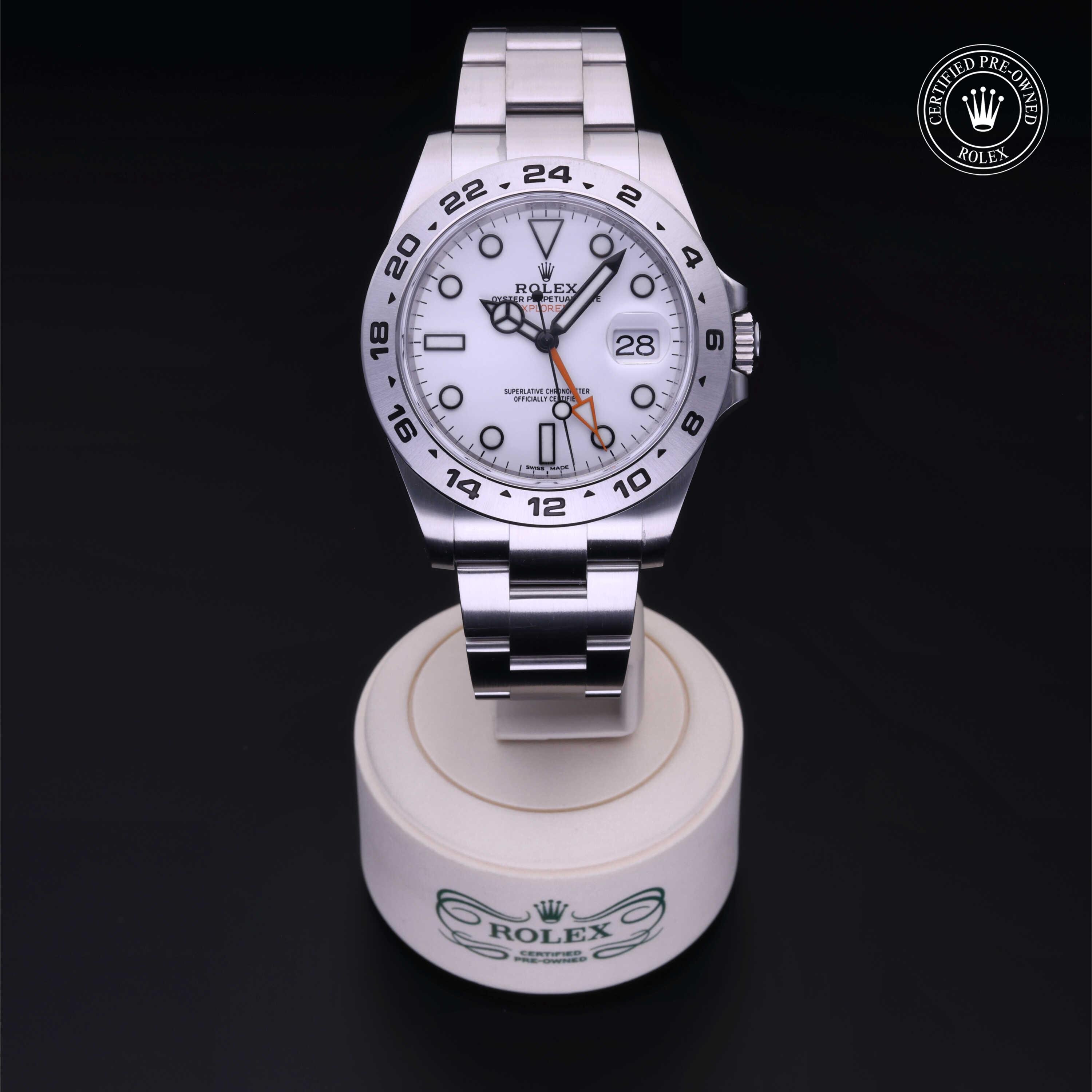 Rolex Explorer II in Steel M216570-0001 at Heller Jewelers
