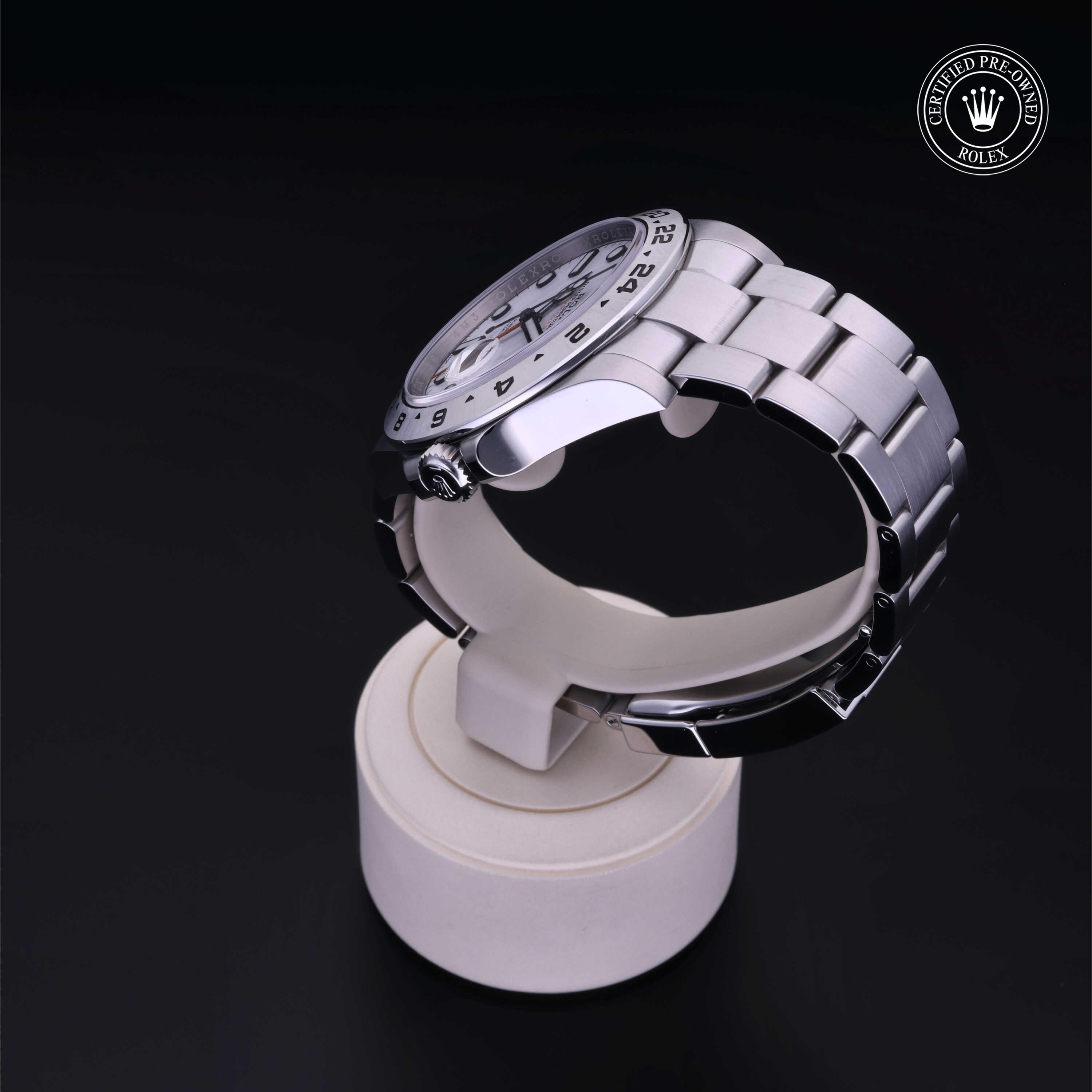 Rolex Explorer II in Steel M216570-0001 at Heller Jewelers