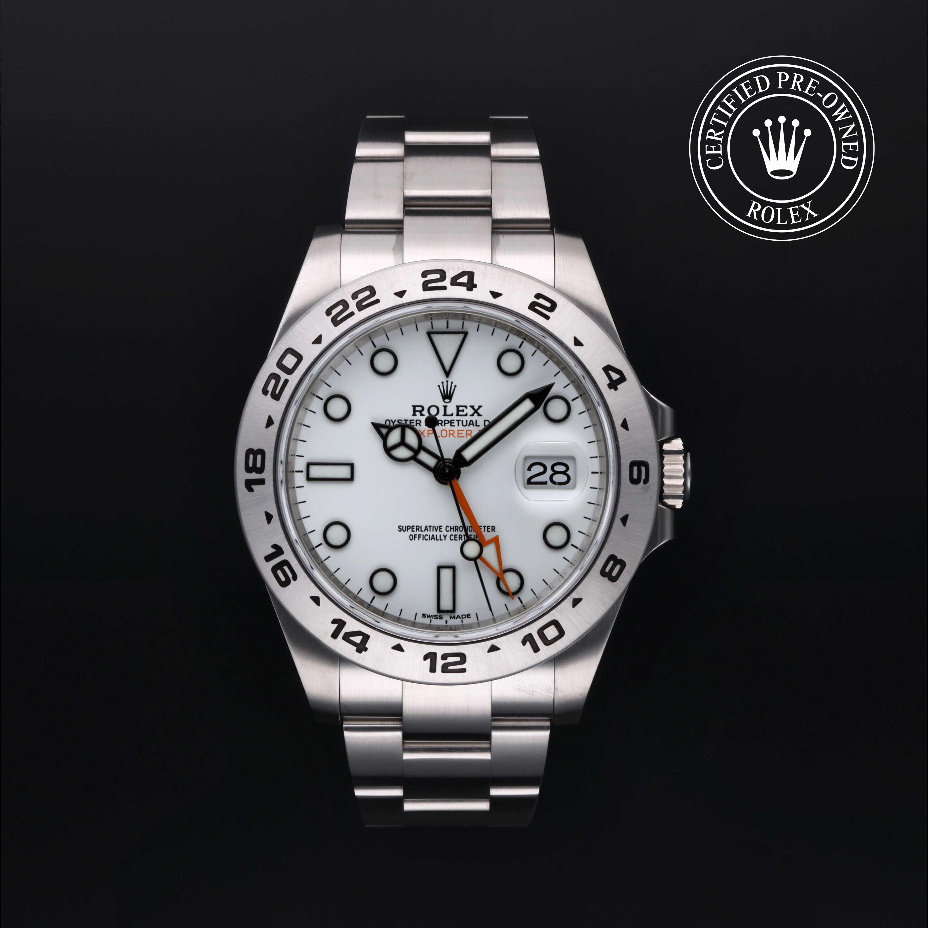 Rolex Explorer II in Steel M216570-0001 at Heller Jewelers