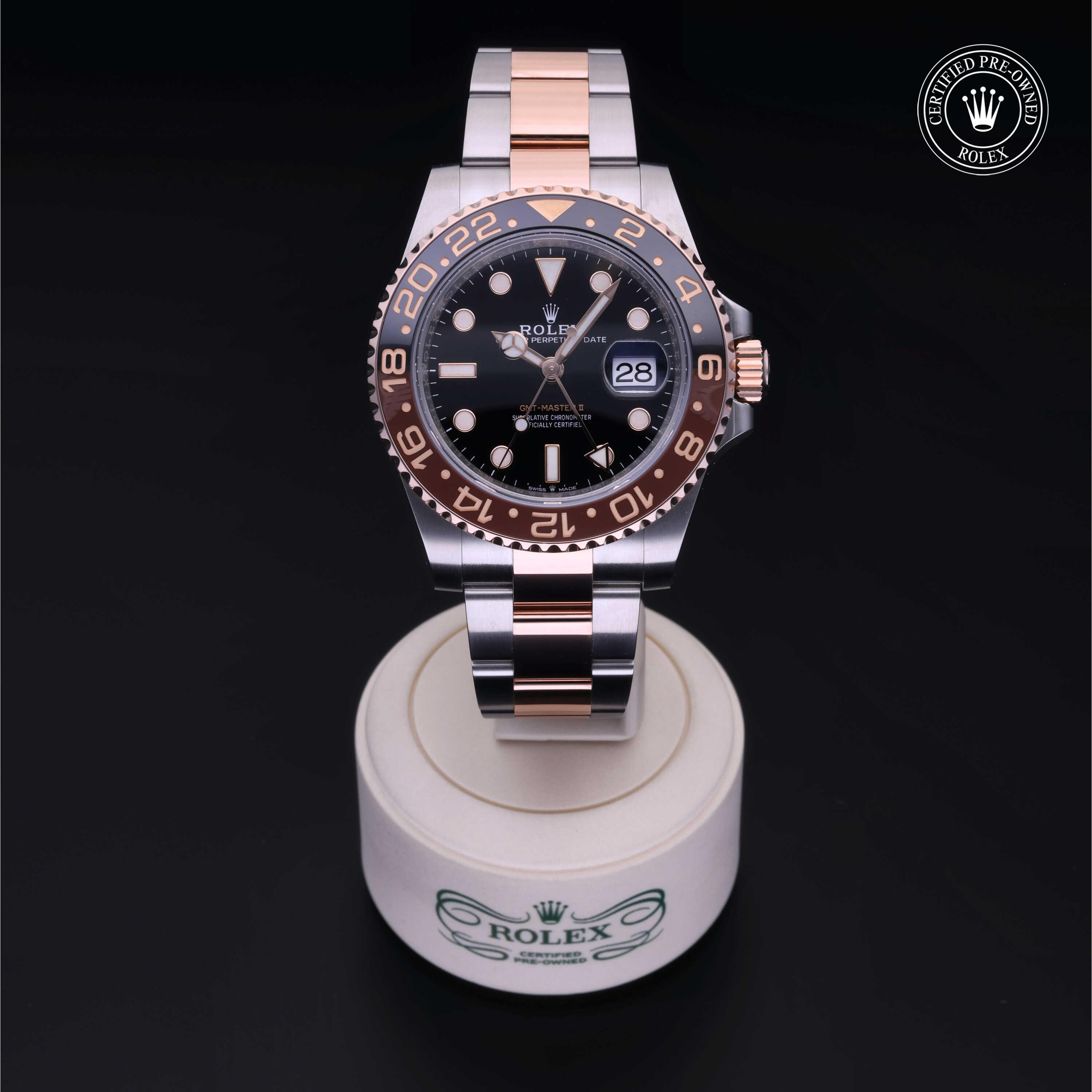 Rolex GMT-Master II in Rolesor 18 Carat Red M126711CHNR-0002 at Heller Jewelers