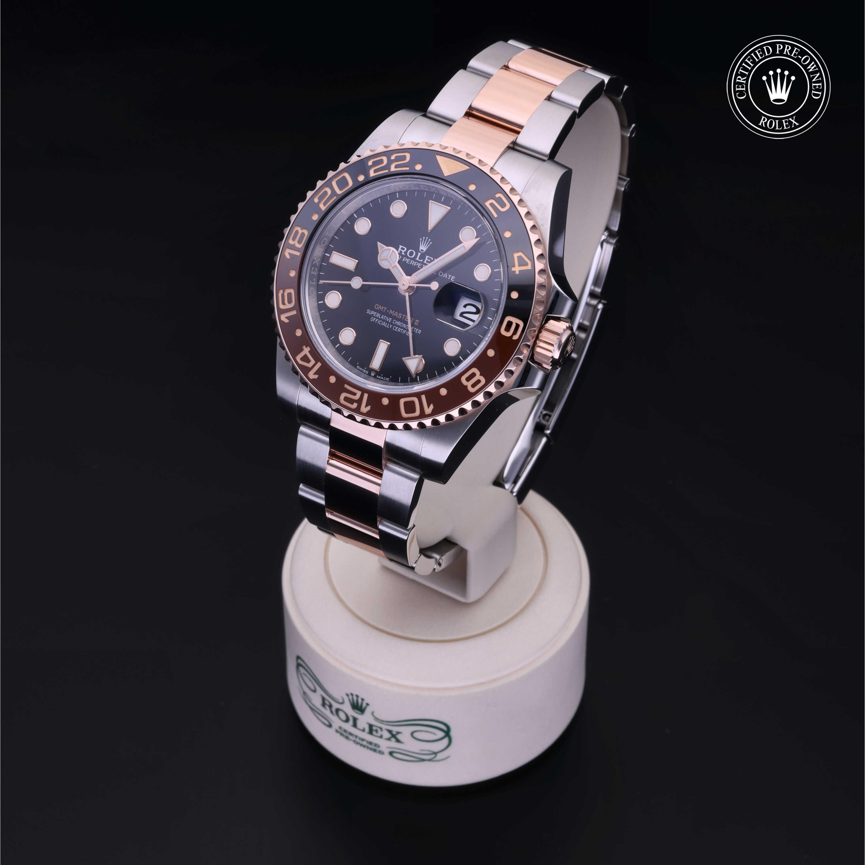 Rolex GMT-Master II in Rolesor 18 Carat Red M126711CHNR-0002 at Heller Jewelers