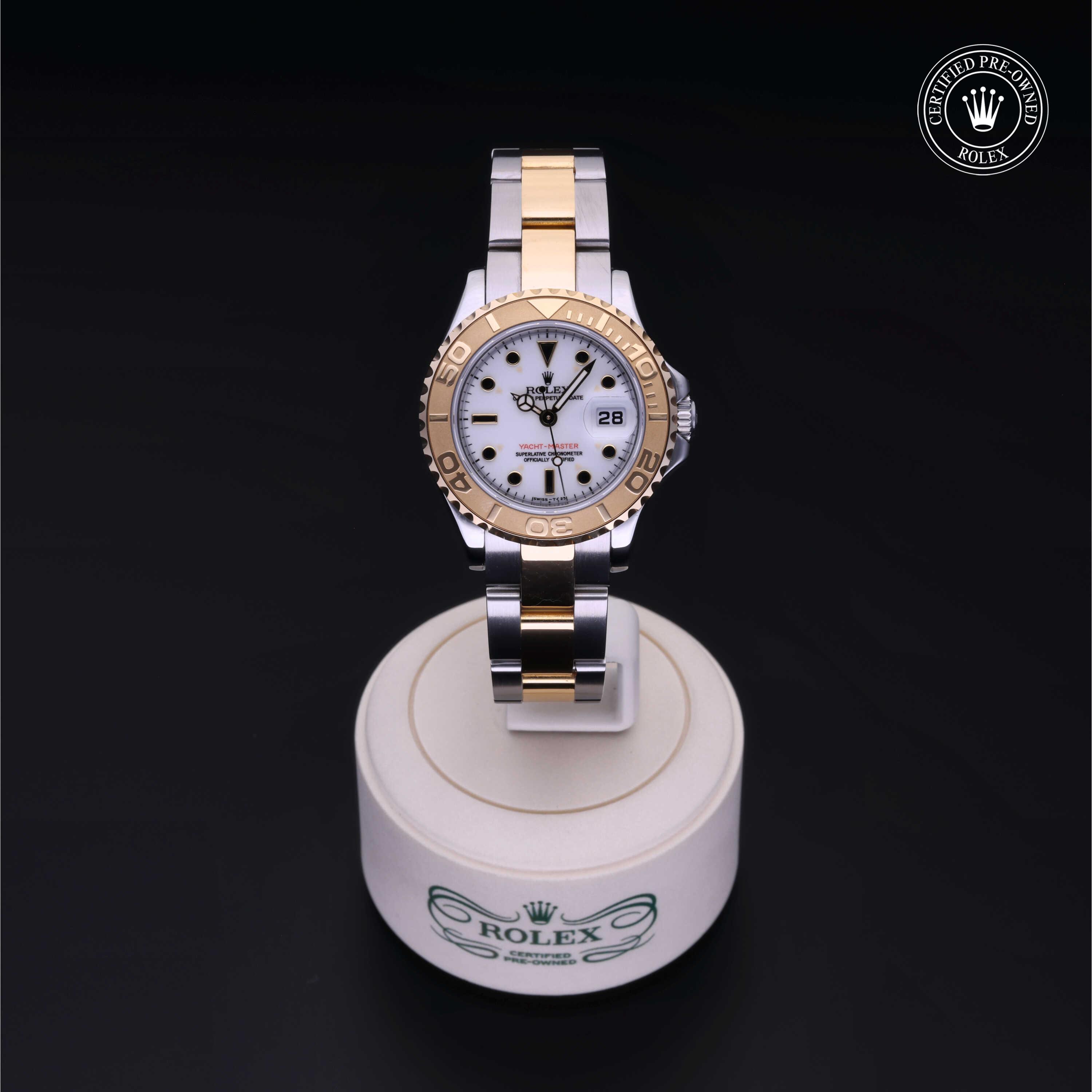 Rolex Yacht-Master in Rolesor 18 Carat Yellow M69623-0004 at Heller Jewelers