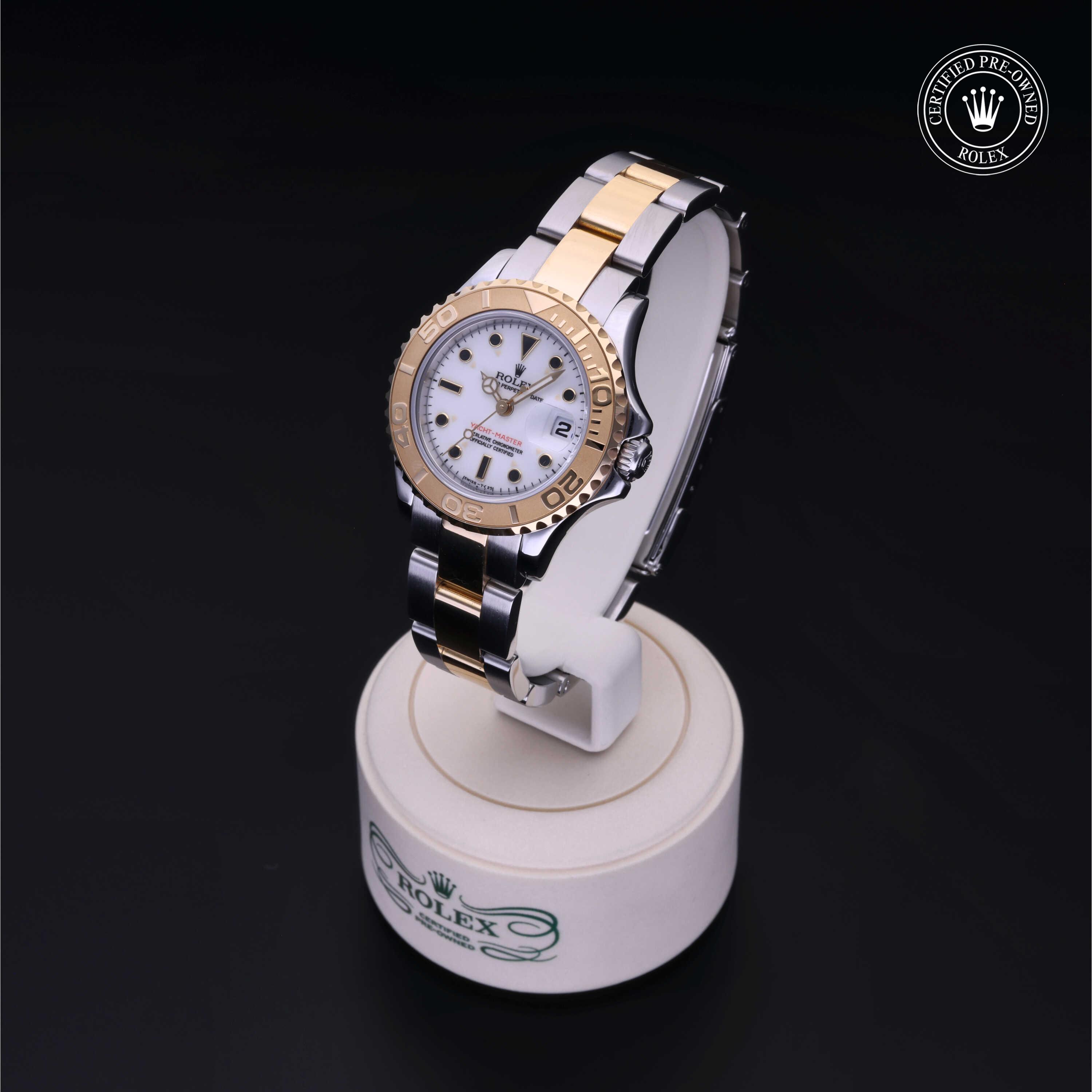 Rolex Yacht-Master in Rolesor 18 Carat Yellow M69623-0004 at Heller Jewelers
