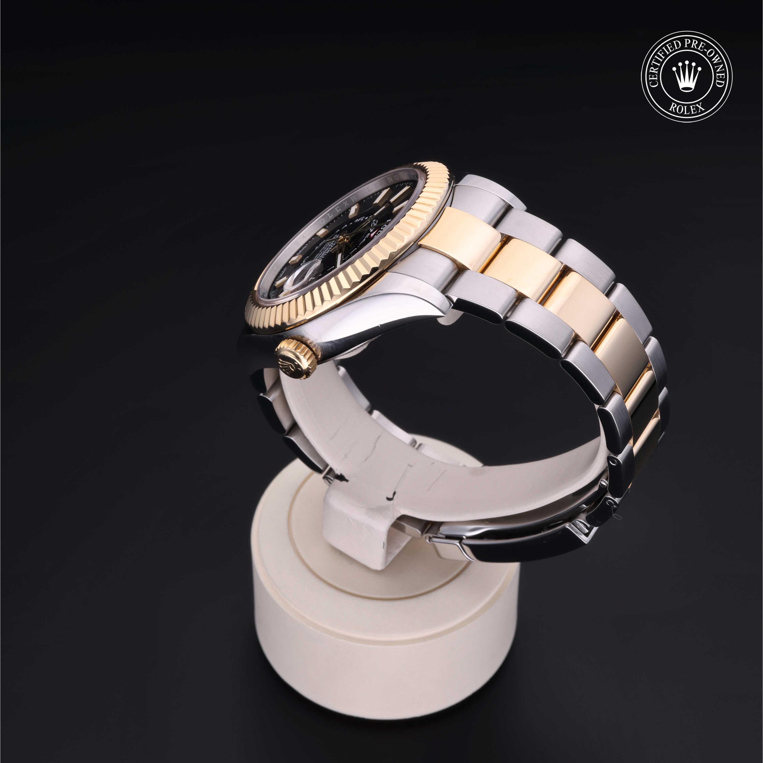 Rolex Sky-Dweller in Rolesor 18 Carat Yellow M326933-0002 at Heller Jewelers