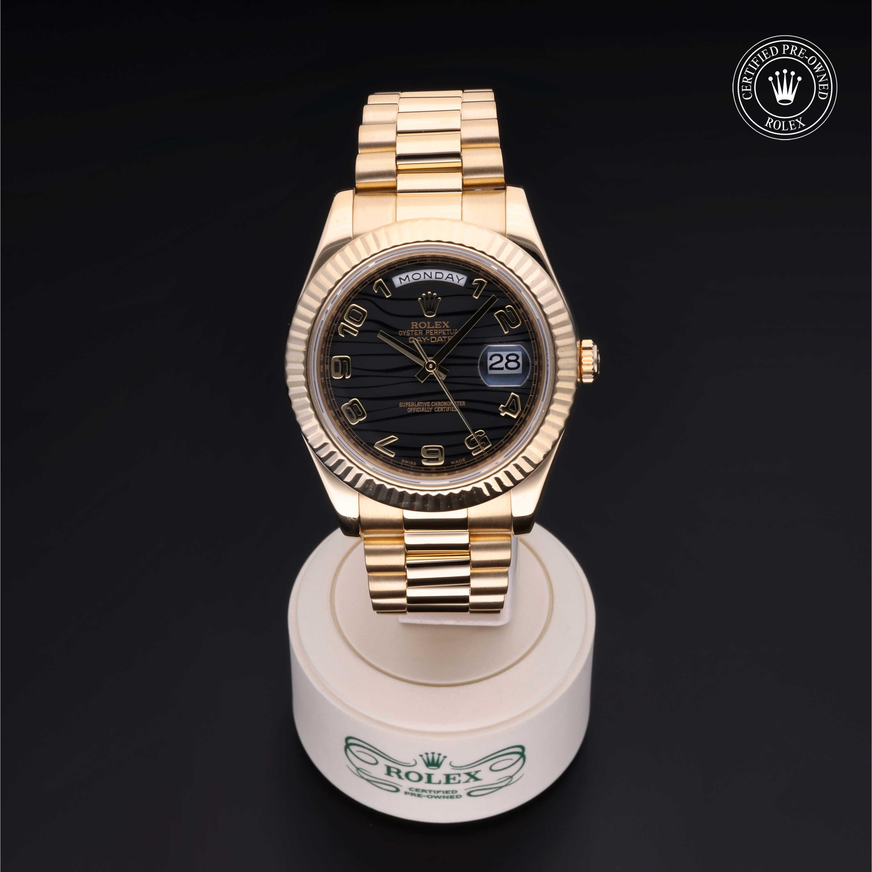 Rolex Day-Date in Gold 18 Carat Yellow M218238-0005 at Heller Jewelers