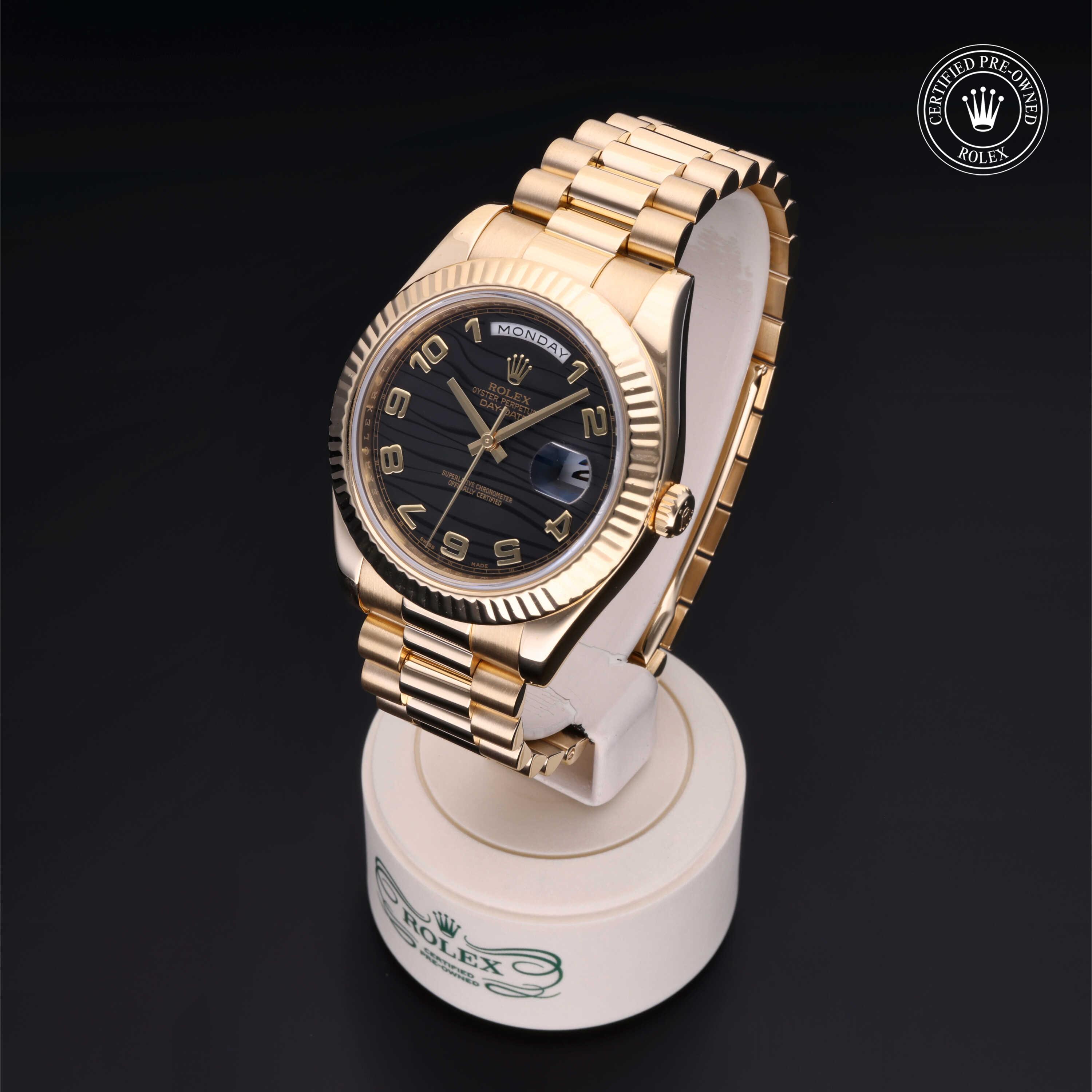 Rolex Day-Date in Gold 18 Carat Yellow M218238-0005 at Heller Jewelers