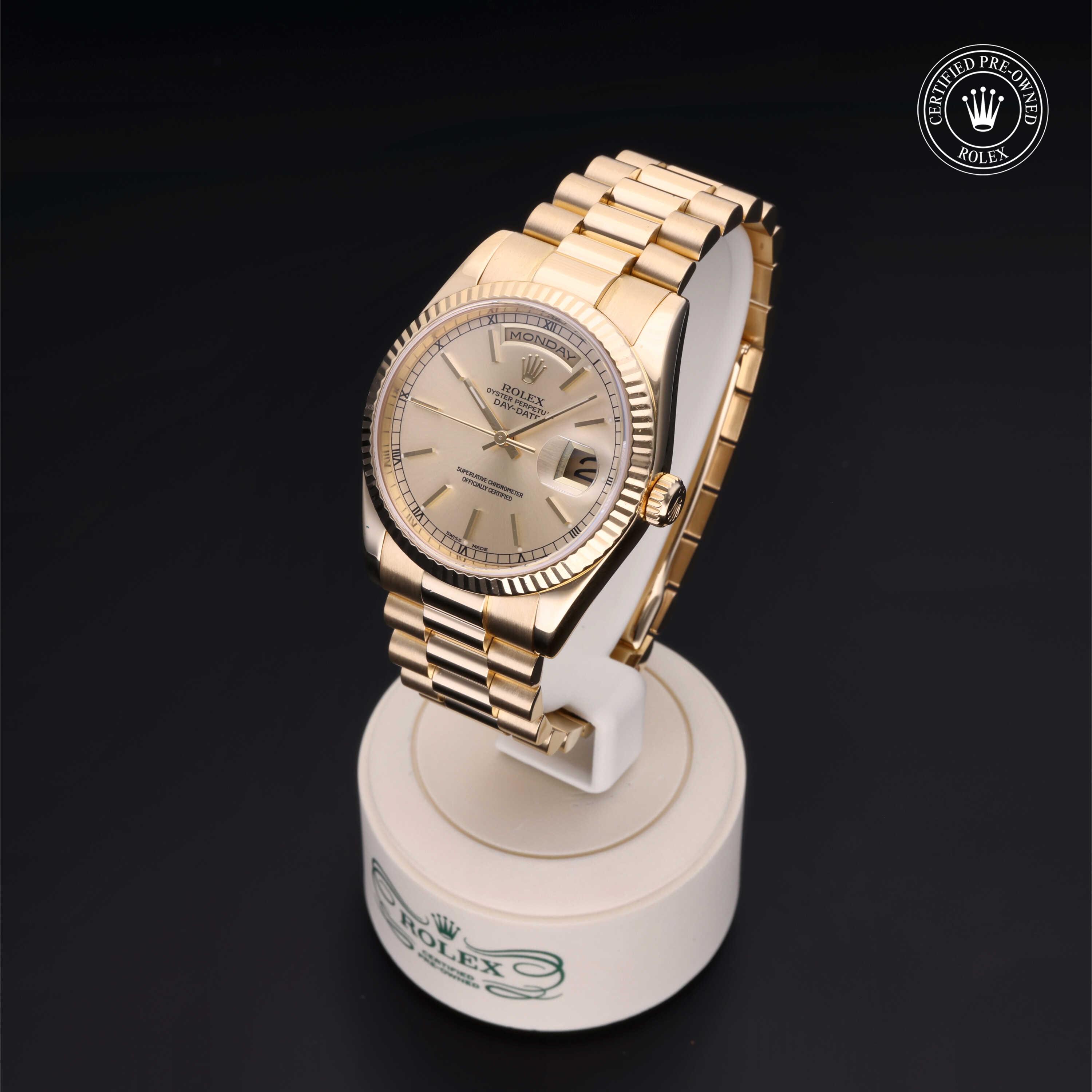 Rolex Day-Date in Gold 18 Carat Yellow M118238-0103 at Heller Jewelers