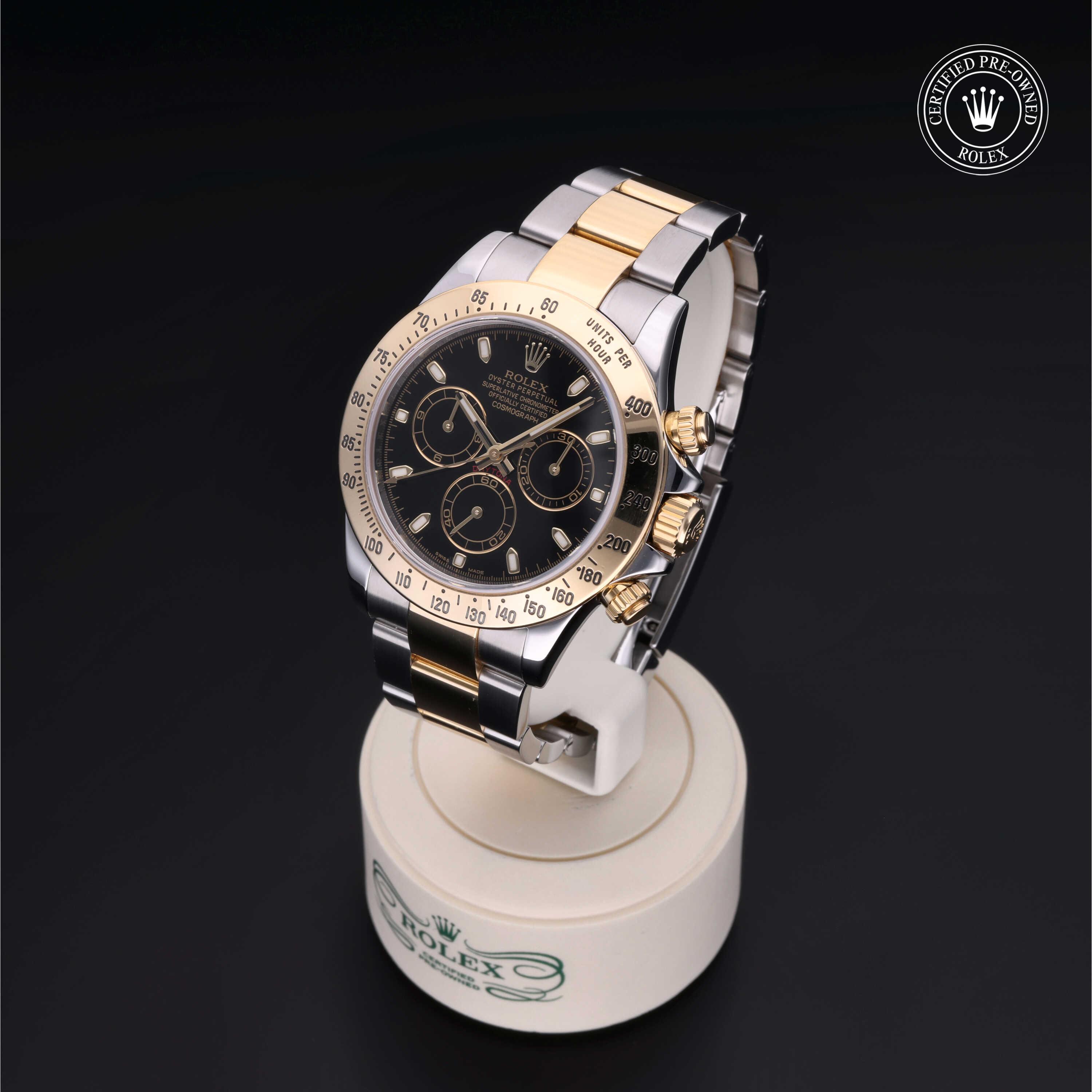 Rolex Cosmograph Daytona in Rolesor 18 Carat Yellow M116523-0039 at Heller Jewelers