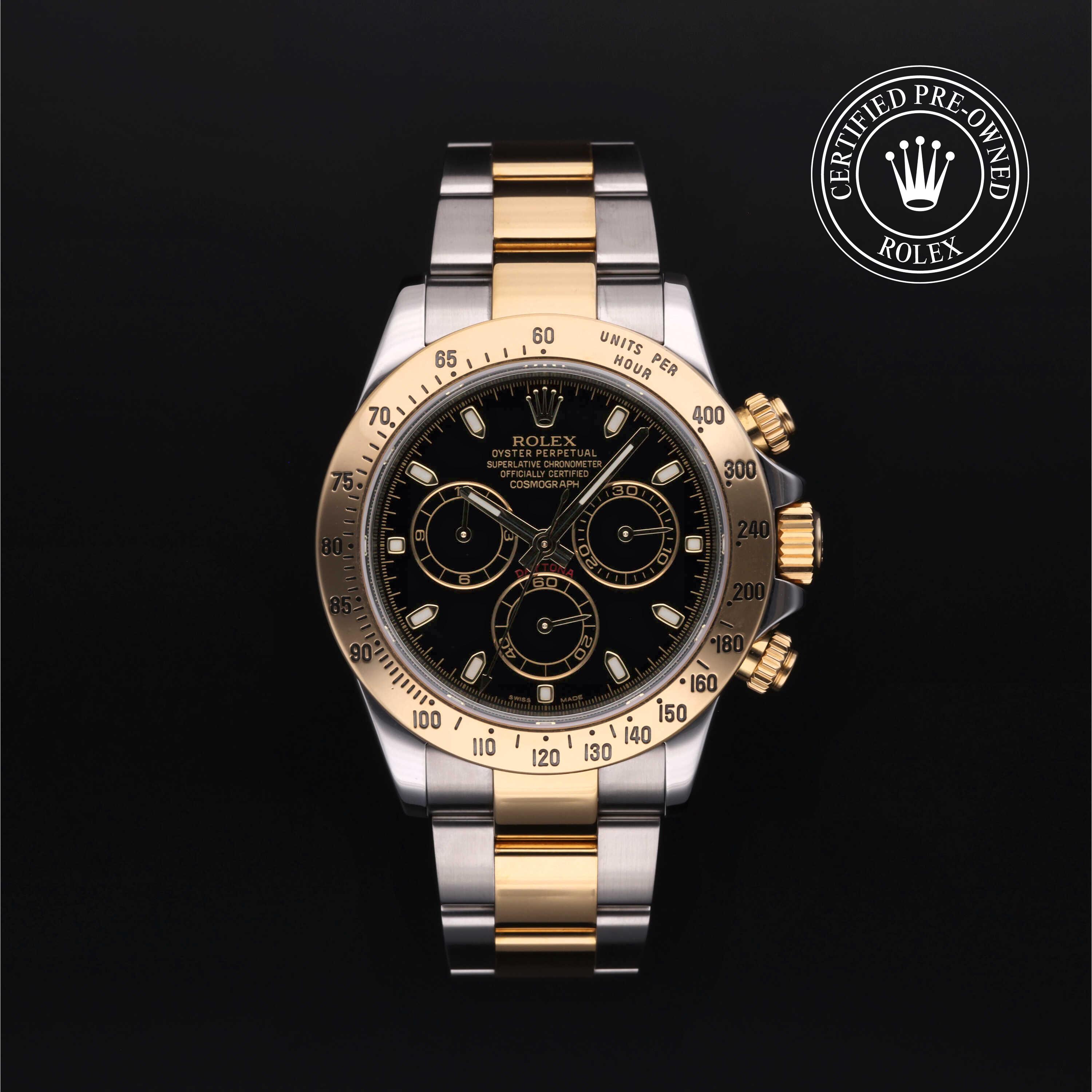 Rolex Cosmograph Daytona in Rolesor 18 Carat Yellow M116523-0039 at Heller Jewelers