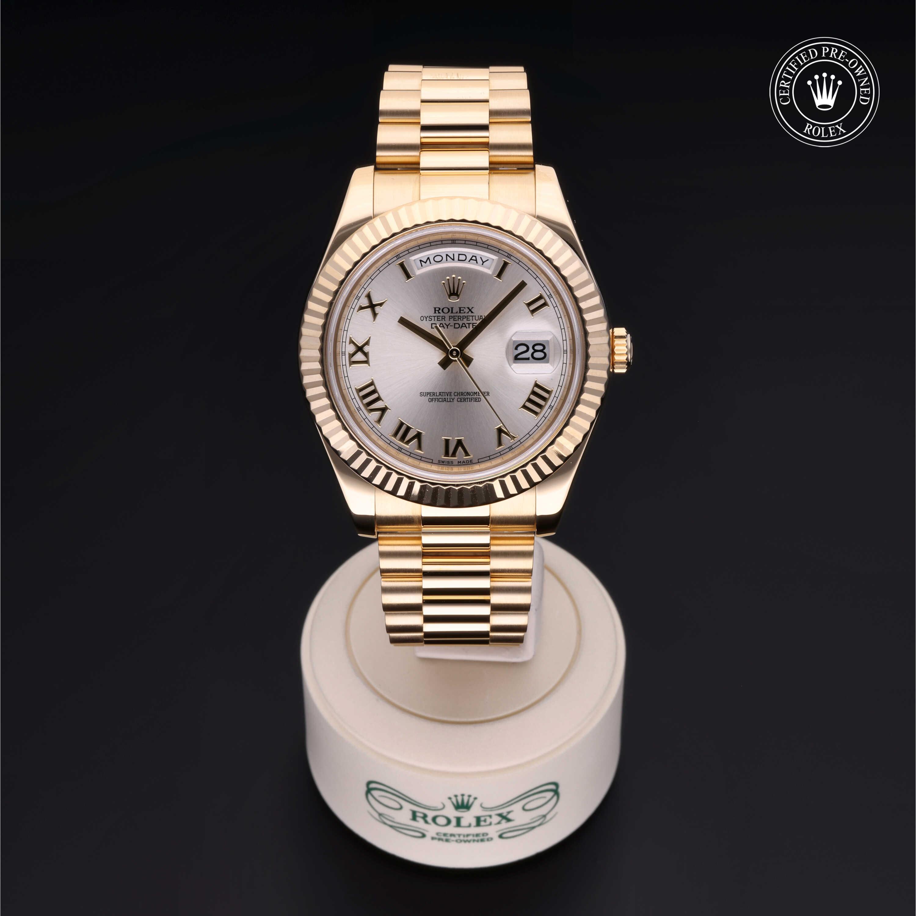 Rolex Day-Date in Gold 18 Carat Yellow M218238-0042 at Heller Jewelers
