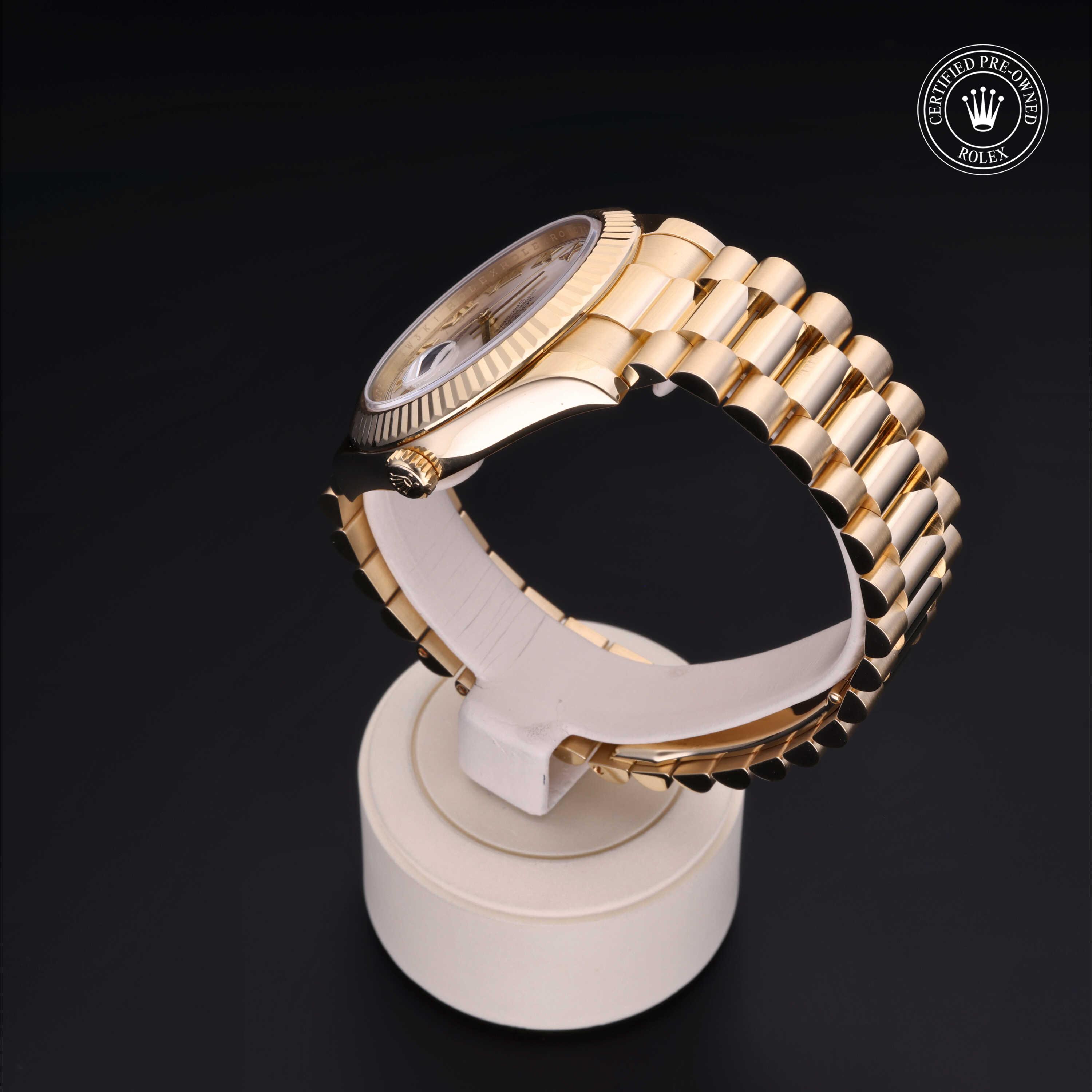 Rolex Day-Date in Gold 18 Carat Yellow M218238-0042 at Heller Jewelers