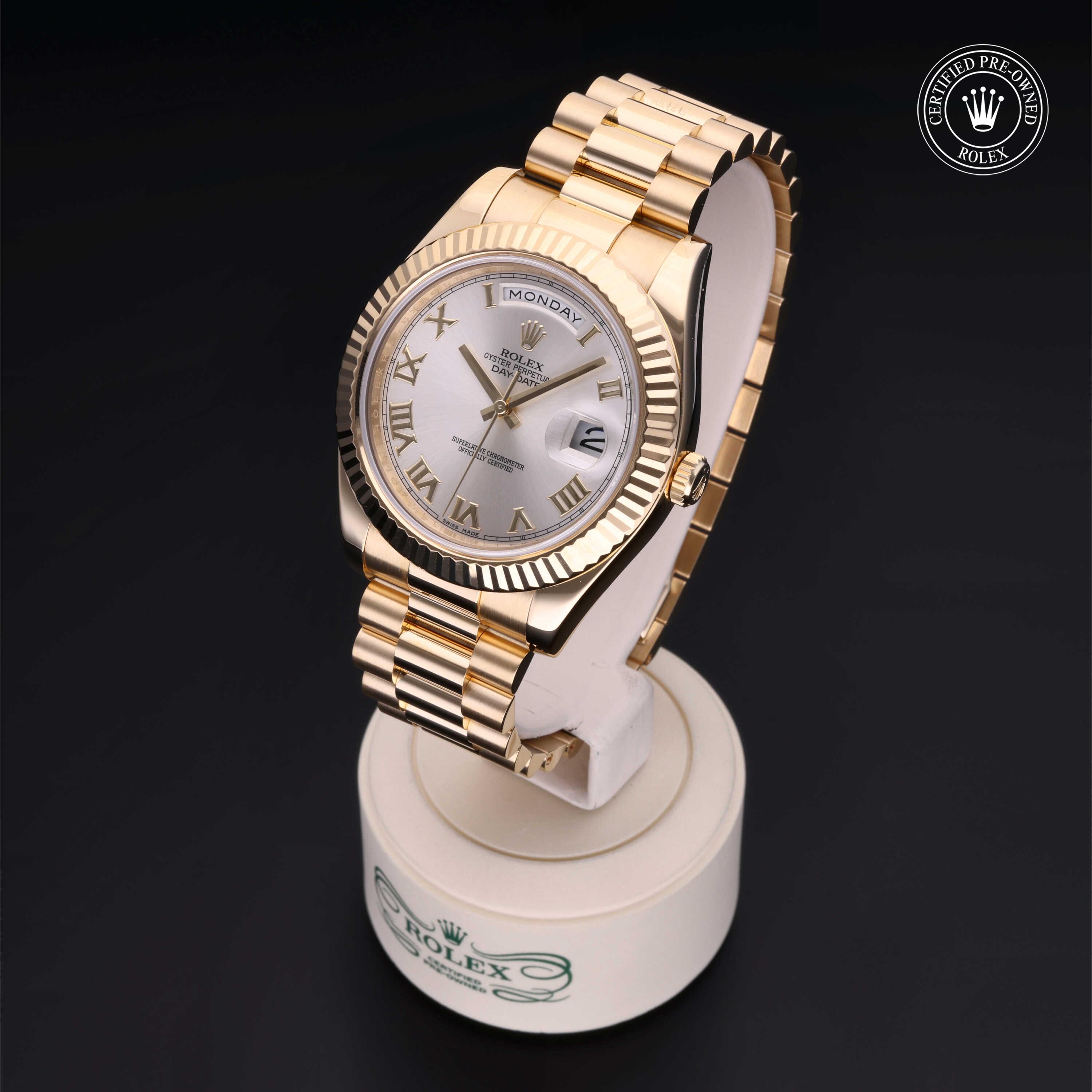 Rolex Day-Date in Gold 18 Carat Yellow M218238-0042 at Heller Jewelers