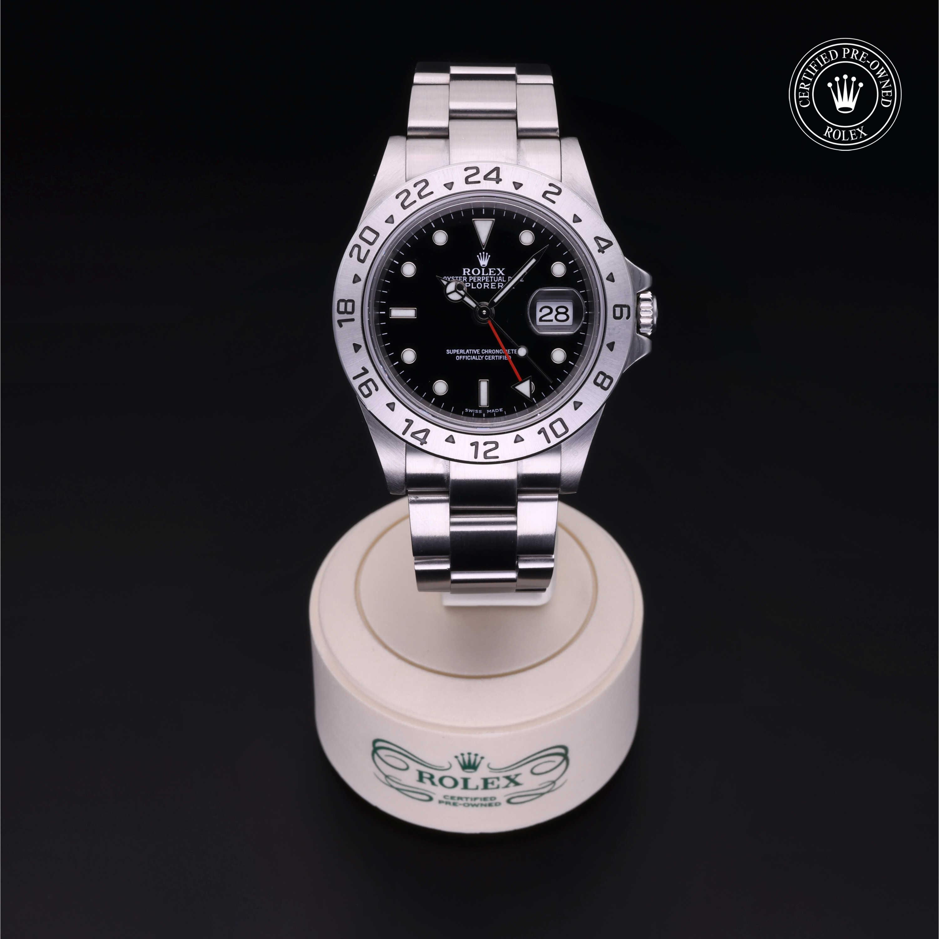 Rolex Explorer II in Steel M16570-0005 at Heller Jewelers