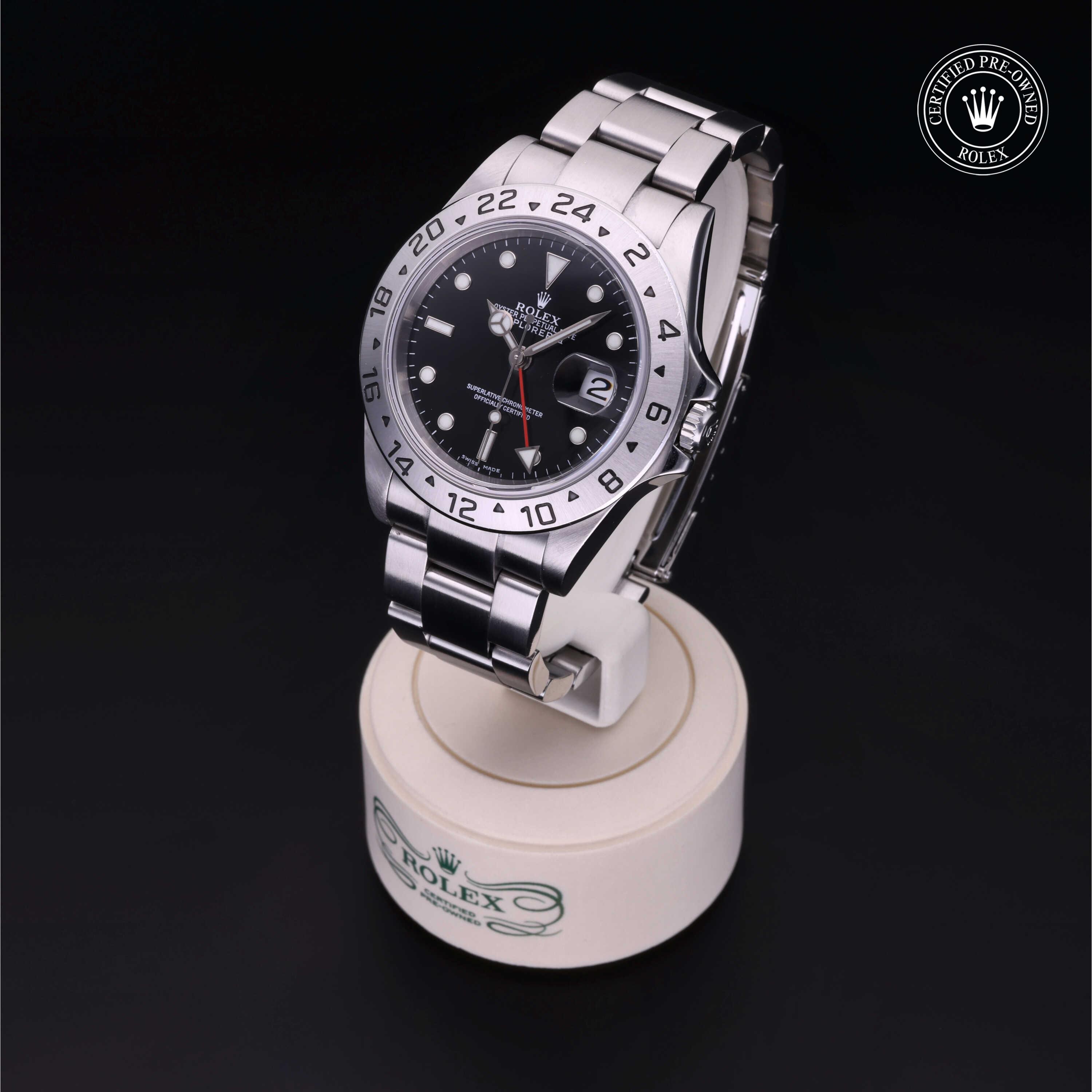 Rolex Explorer II in Steel M16570-0005 at Heller Jewelers