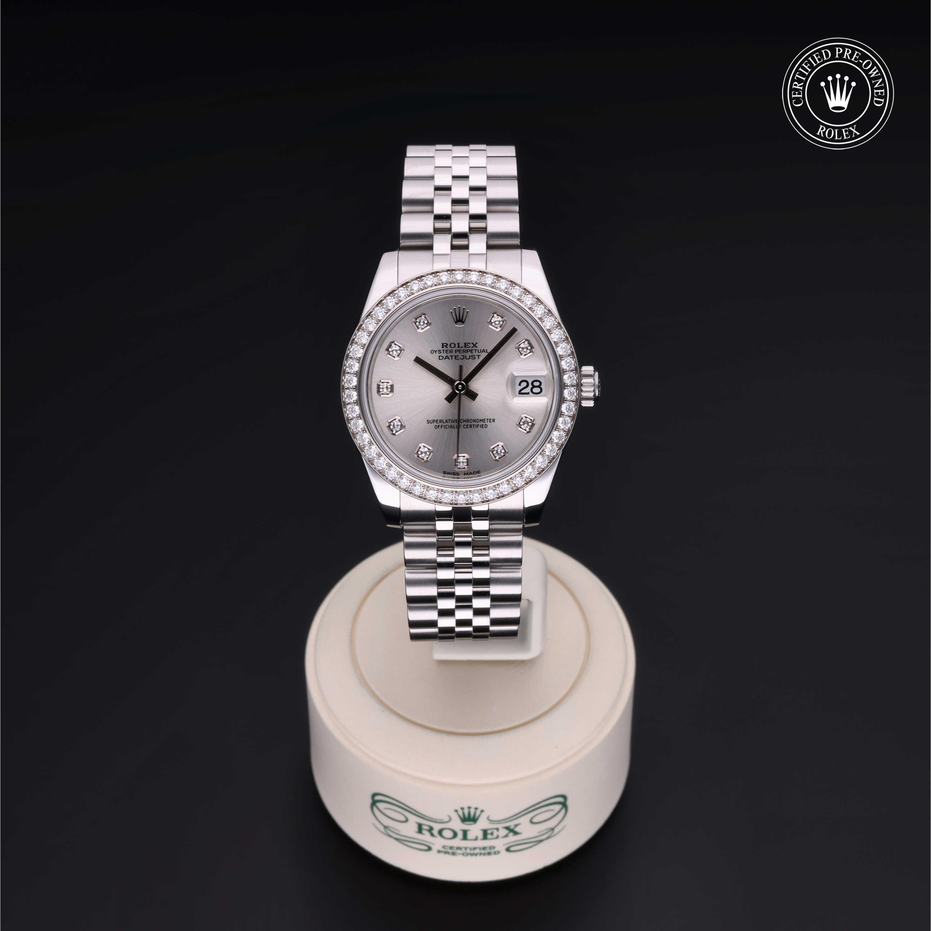 Rolex Datejust in Rolesor 18 Carat White M178384-0003 at Heller Jewelers