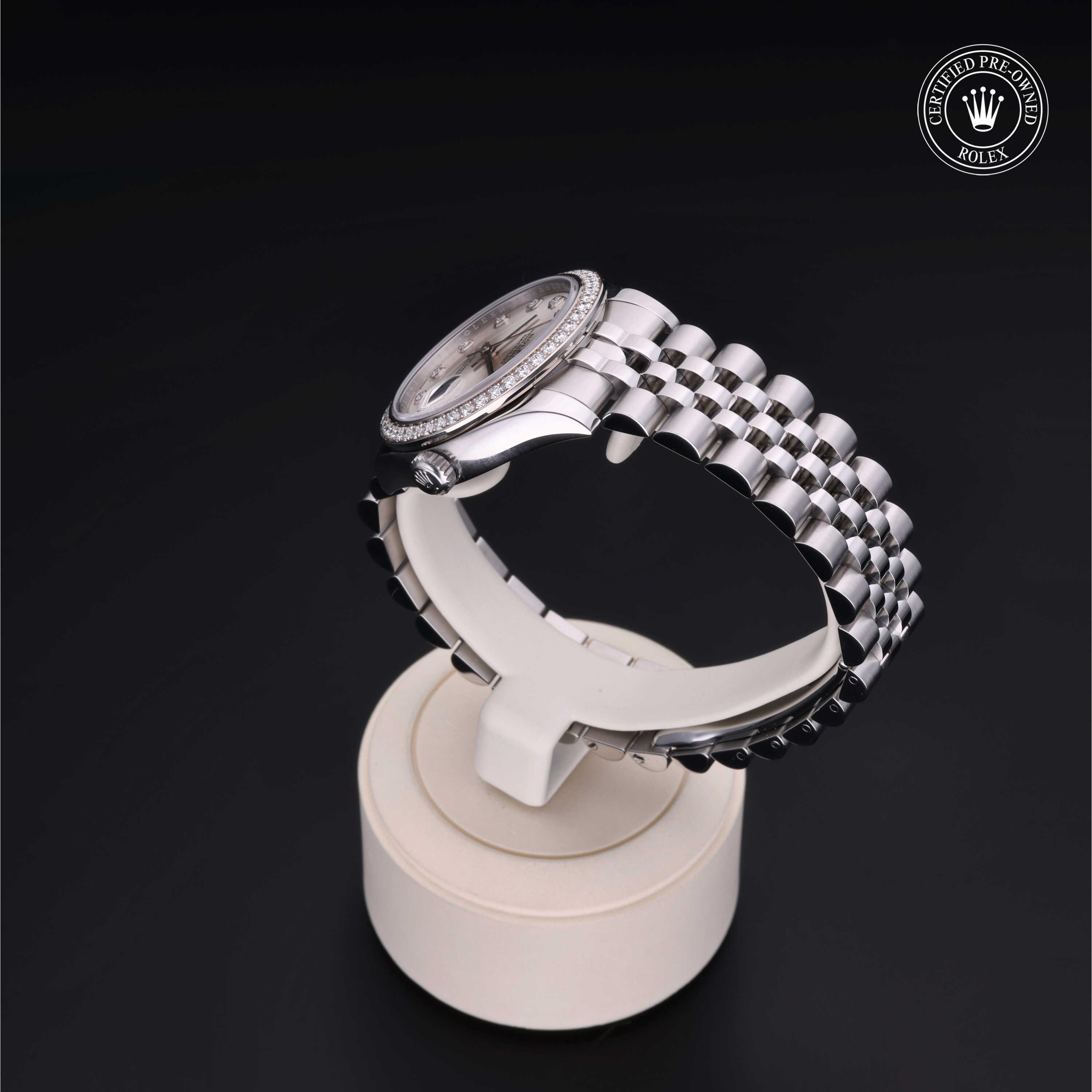Rolex Datejust in Rolesor 18 Carat White M178384-0003 at Heller Jewelers