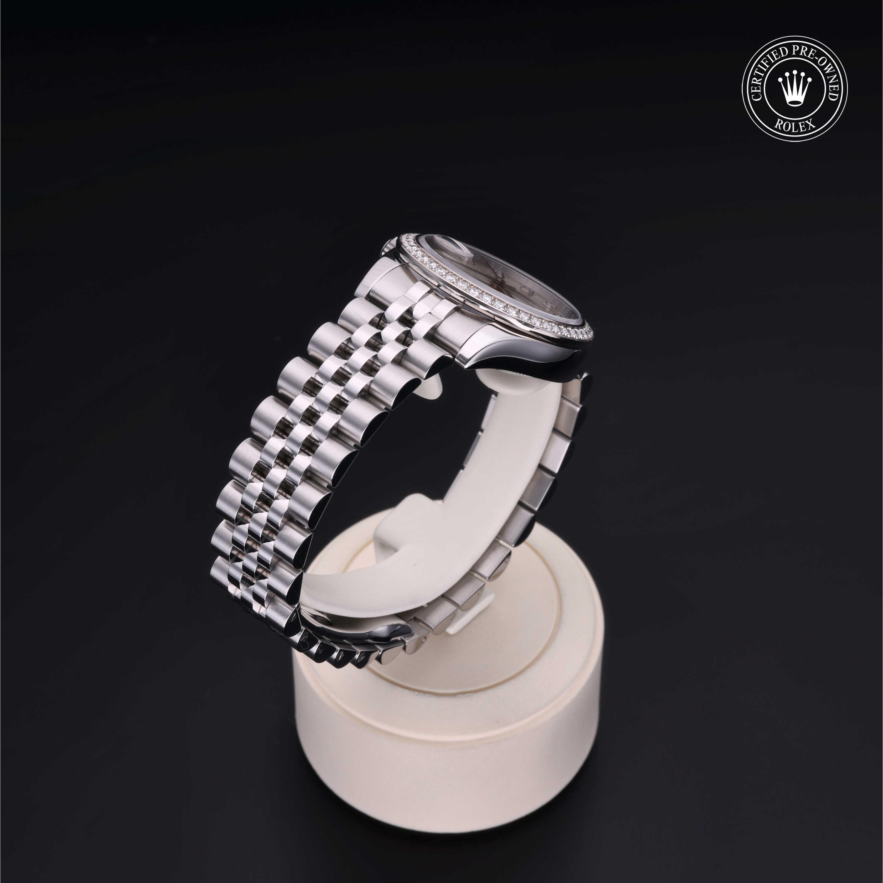 Rolex Datejust in Rolesor 18 Carat White M178384-0003 at Heller Jewelers