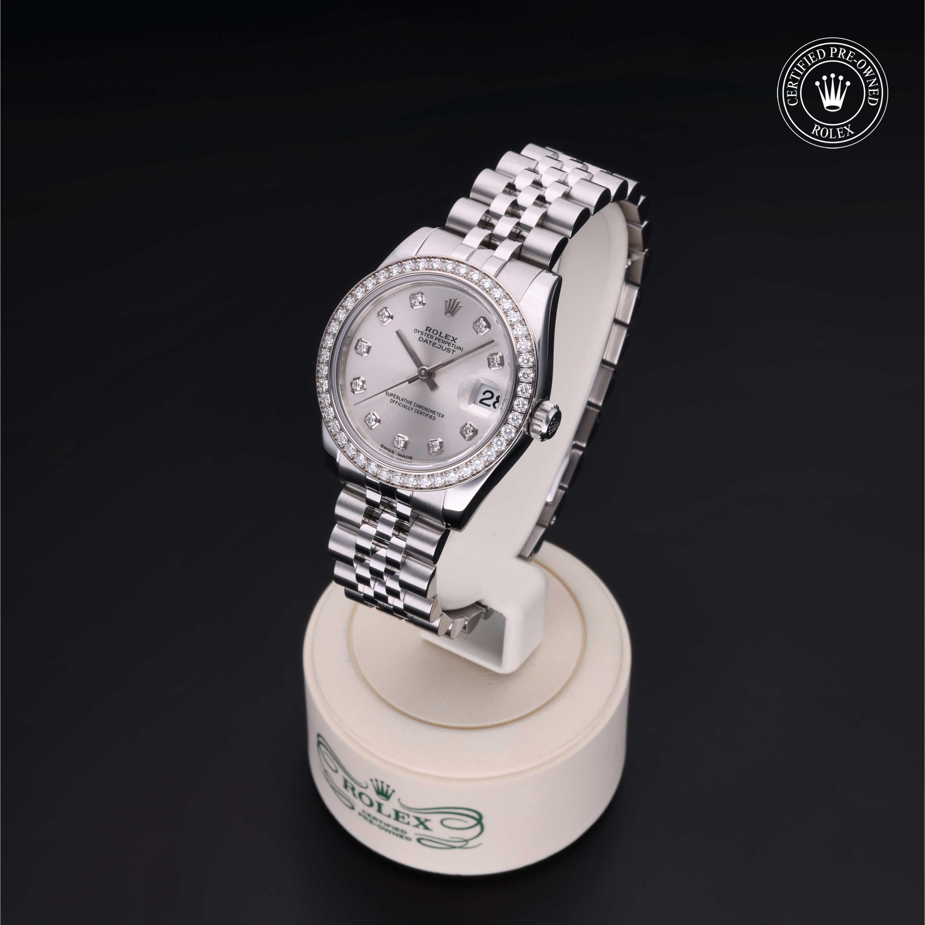 Rolex Datejust in Rolesor 18 Carat White M178384-0003 at Heller Jewelers