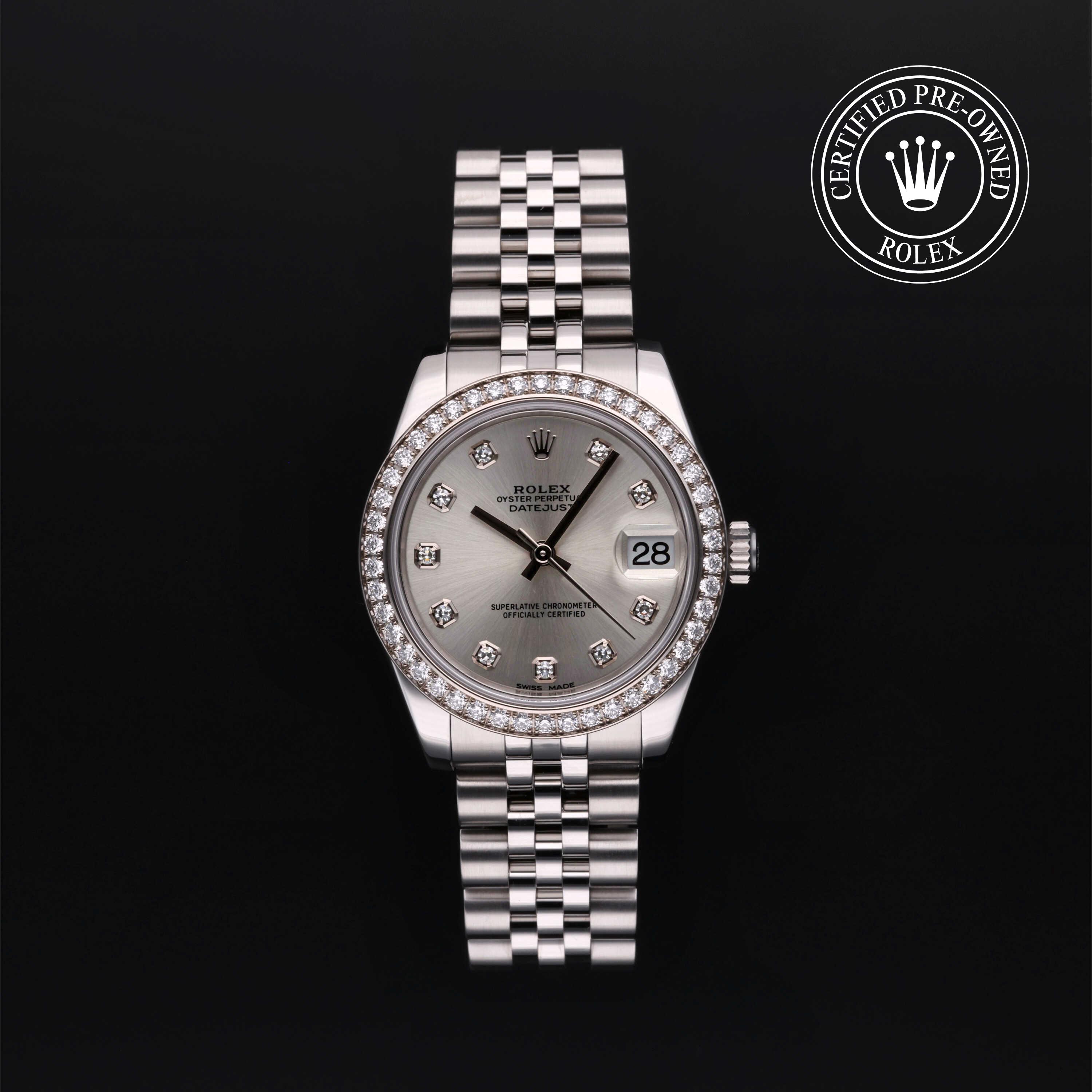 Rolex Datejust in Rolesor 18 Carat White M178384-0003 at Heller Jewelers