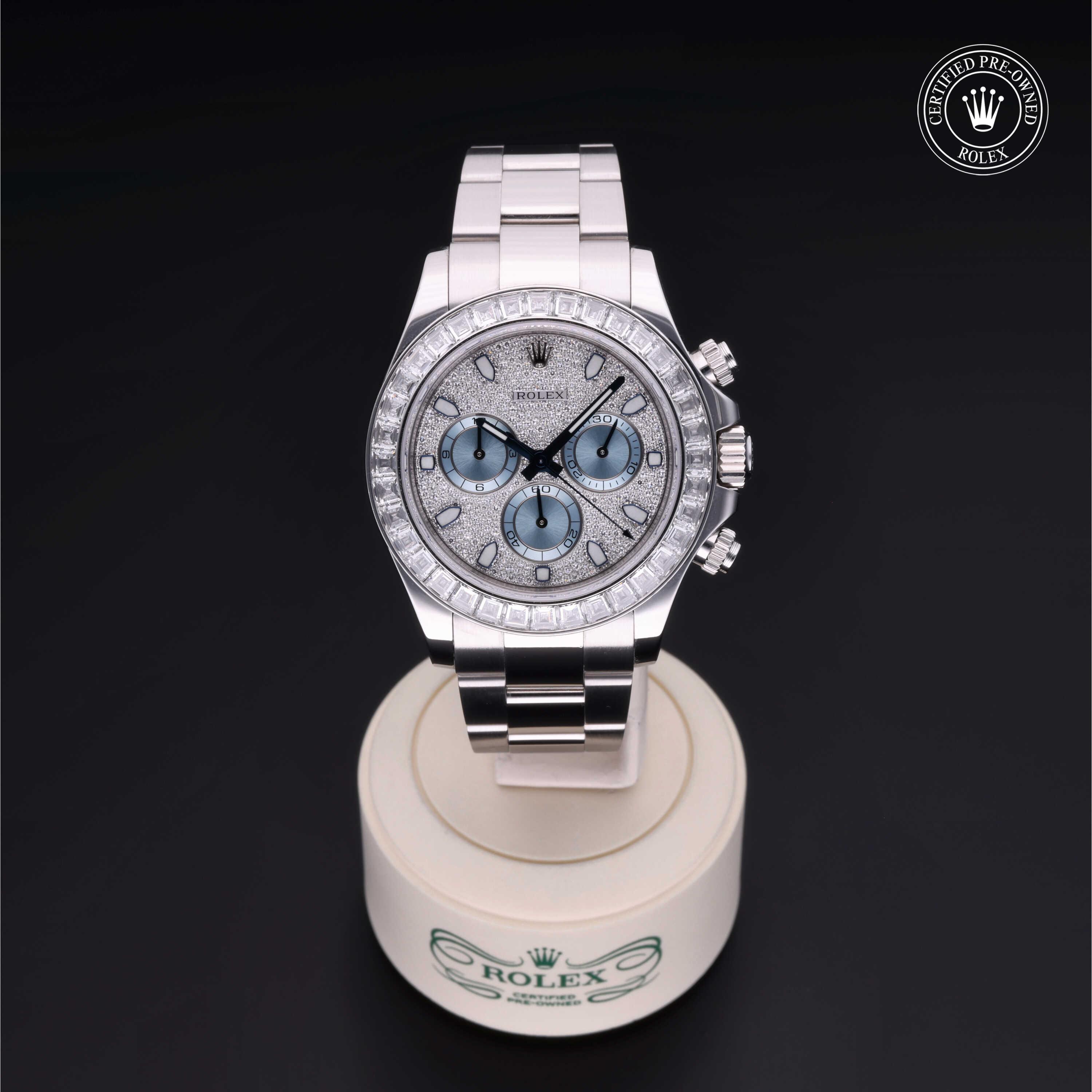 Rolex Cosmograph Daytona in Platinum M116576TBR-0004 at Heller Jewelers