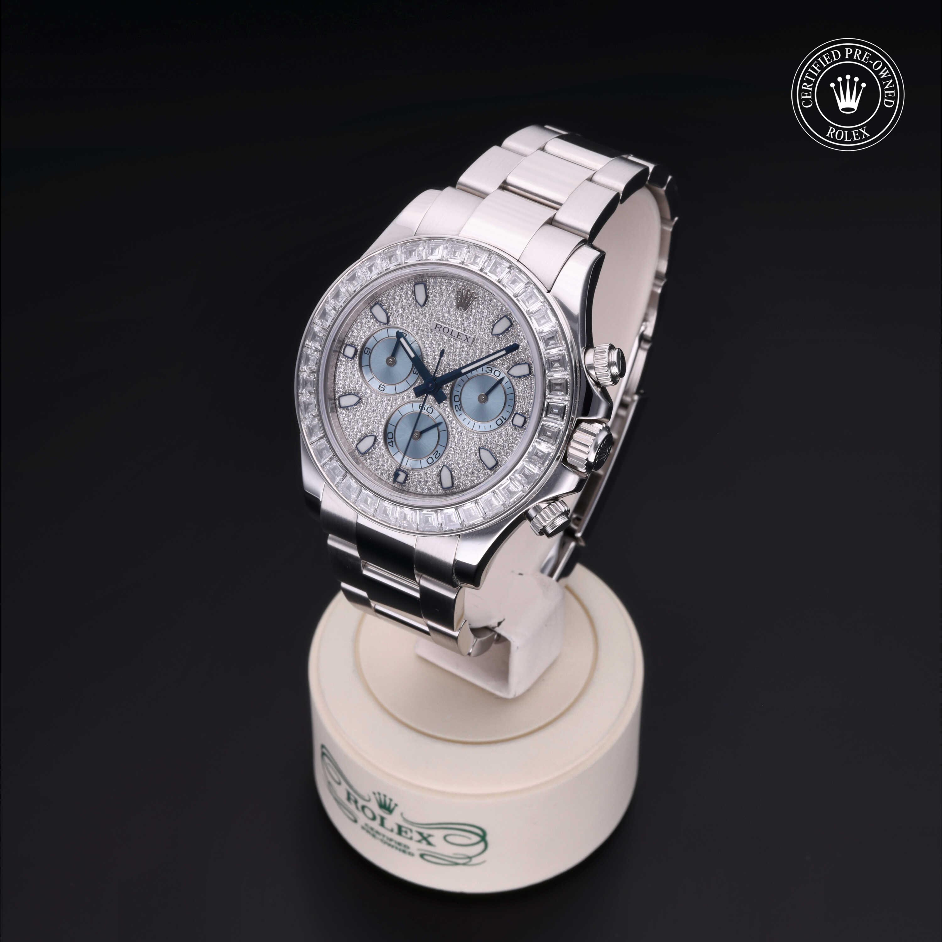 Rolex Cosmograph Daytona in Platinum M116576TBR-0004 at Heller Jewelers