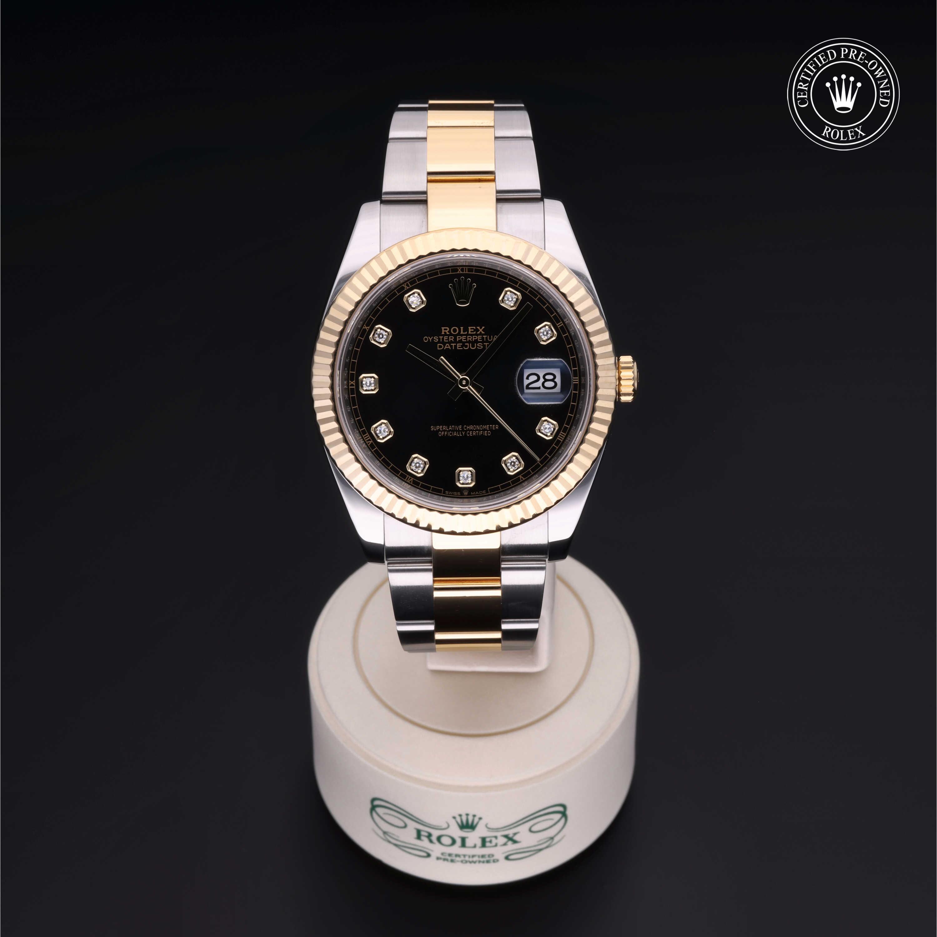 Rolex Datejust in Rolesor 18 Carat Yellow M126333-0005 at Heller Jewelers