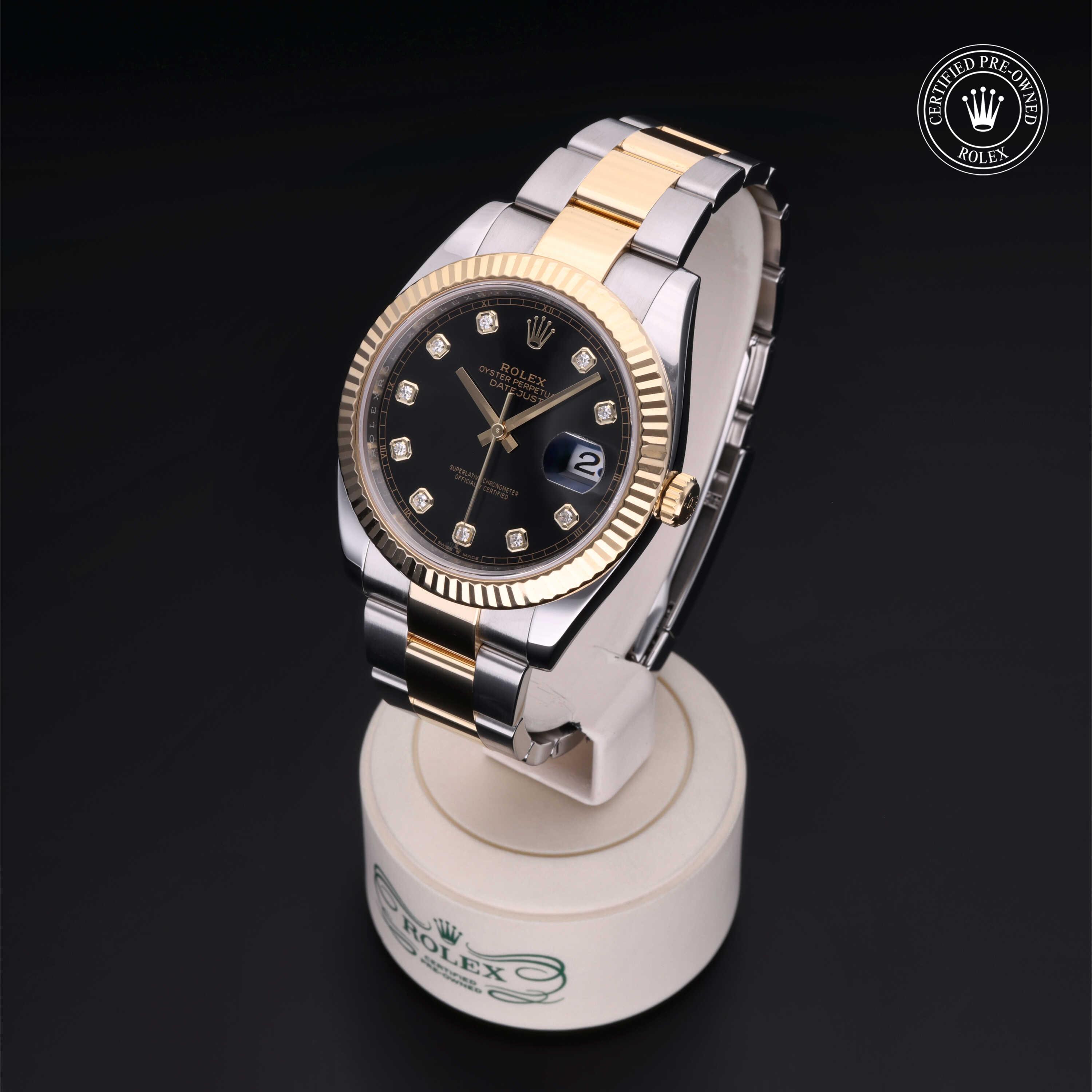 Rolex Datejust in Rolesor 18 Carat Yellow M126333-0005 at Heller Jewelers