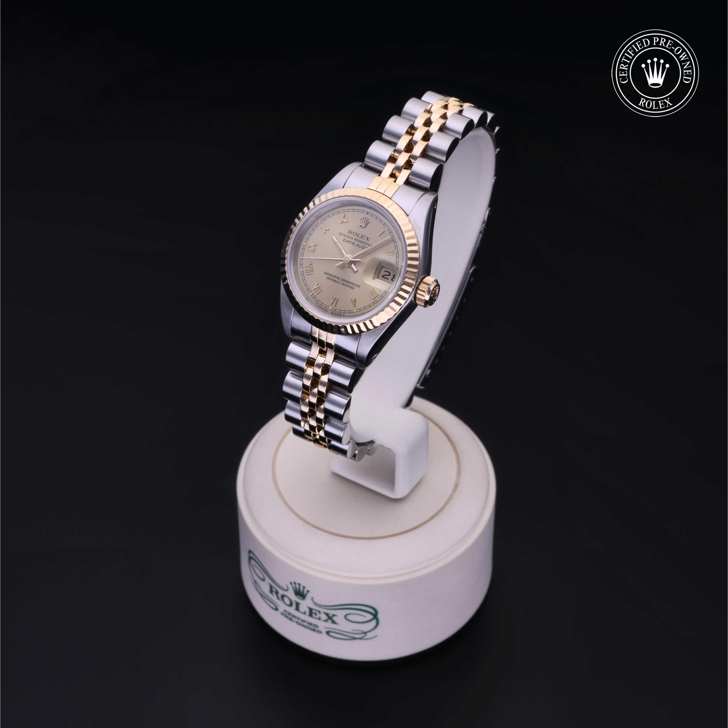 Rolex Lady-Datejust in Rolesor 18 Carat Yellow  at Heller Jewelers