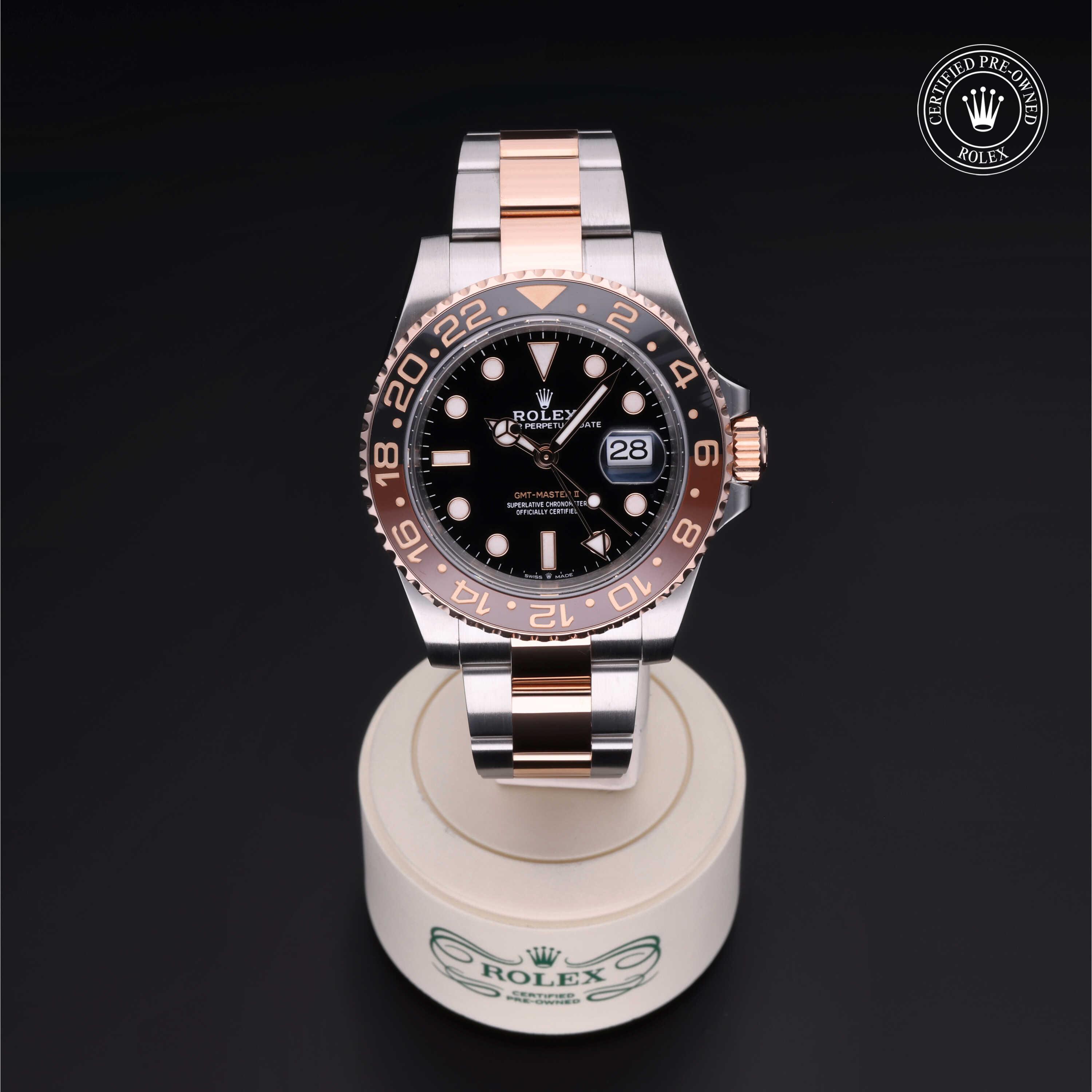 Rolex GMT-Master II in Rolesor 18 Carat Red M126711CHNR-0002 at Heller Jewelers