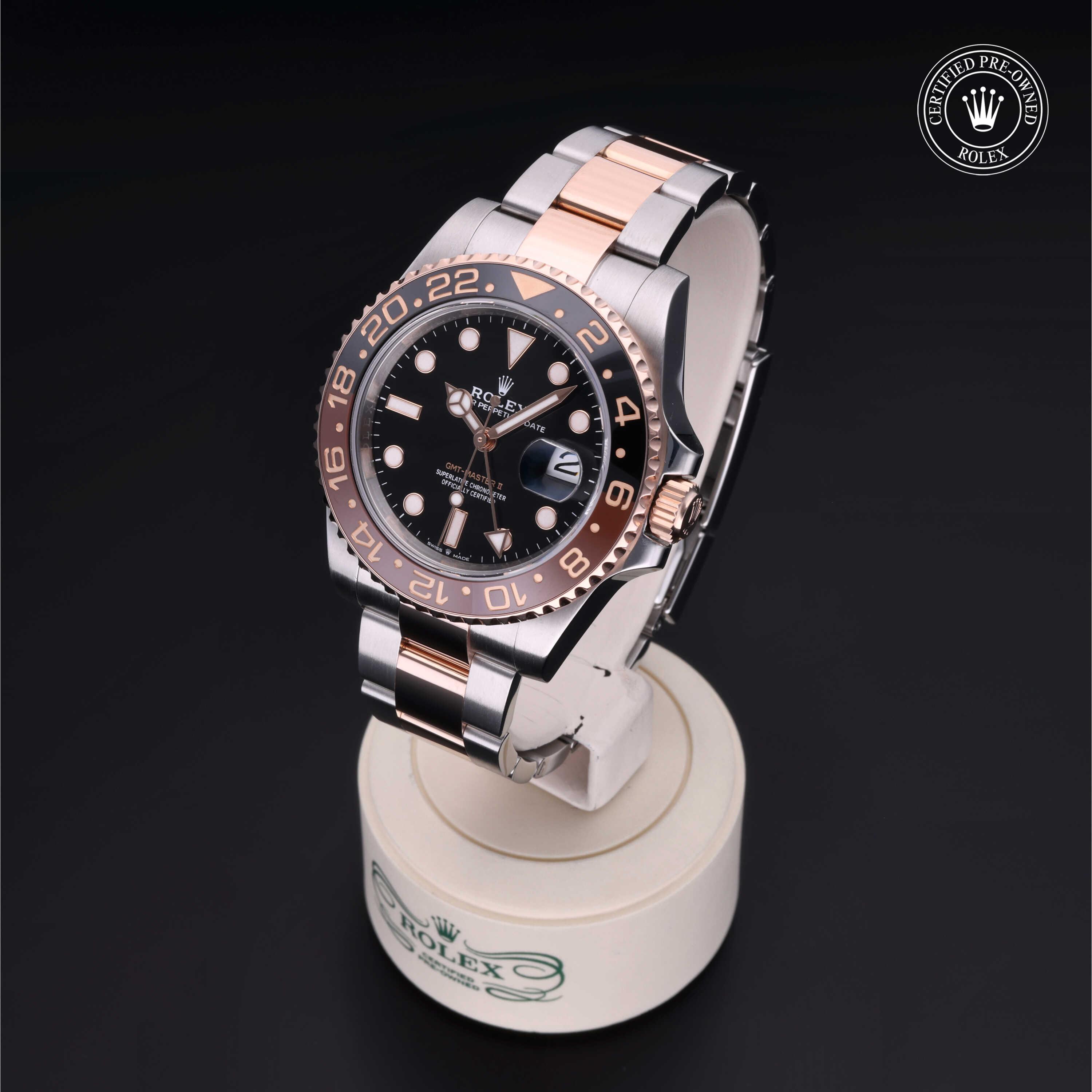 Rolex GMT-Master II in Rolesor 18 Carat Red M126711CHNR-0002 at Heller Jewelers