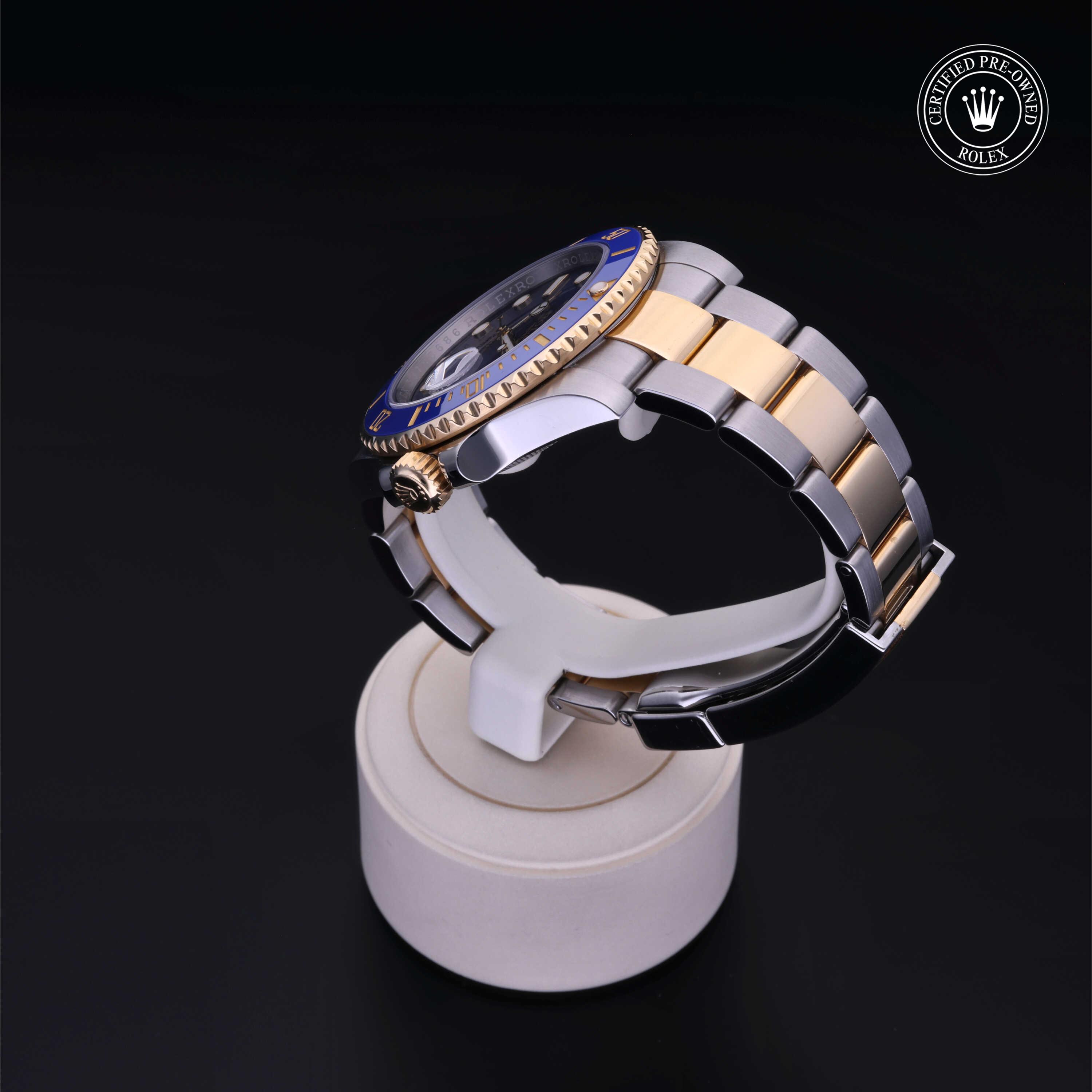 Rolex Submariner in Rolesor 18 Carat Yellow M116613LB-0005 at Heller Jewelers