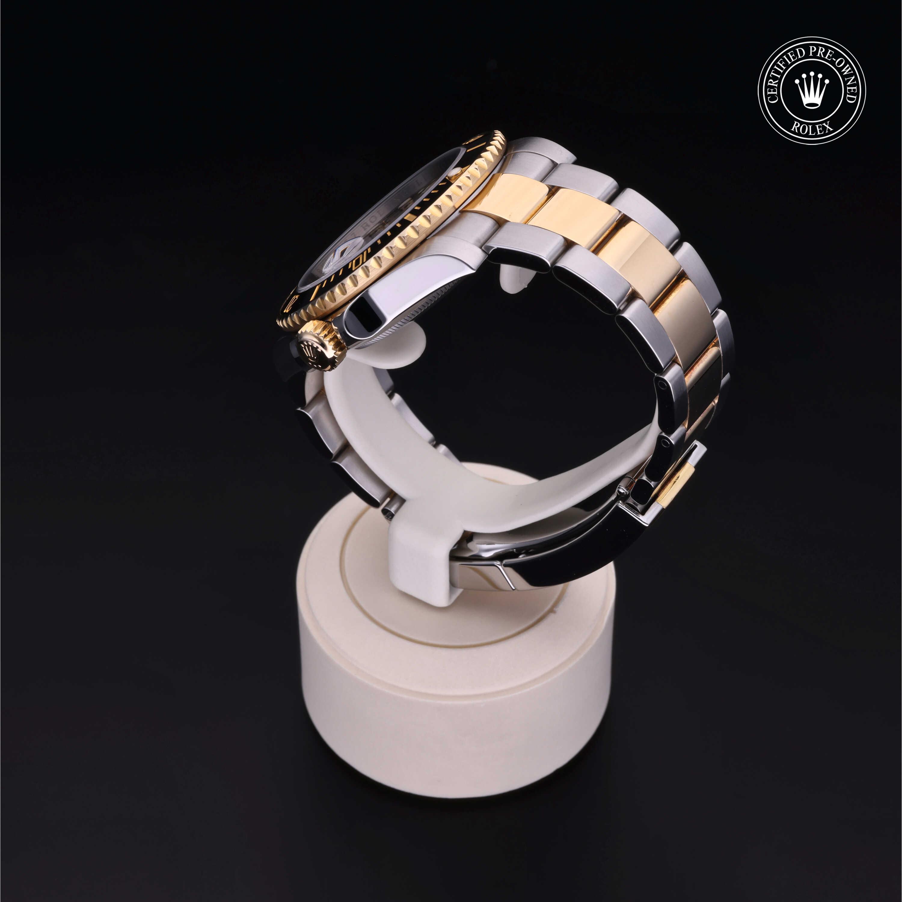 Rolex Submariner in Rolesor 18 Carat Yellow M116613LN-0001 at Heller Jewelers