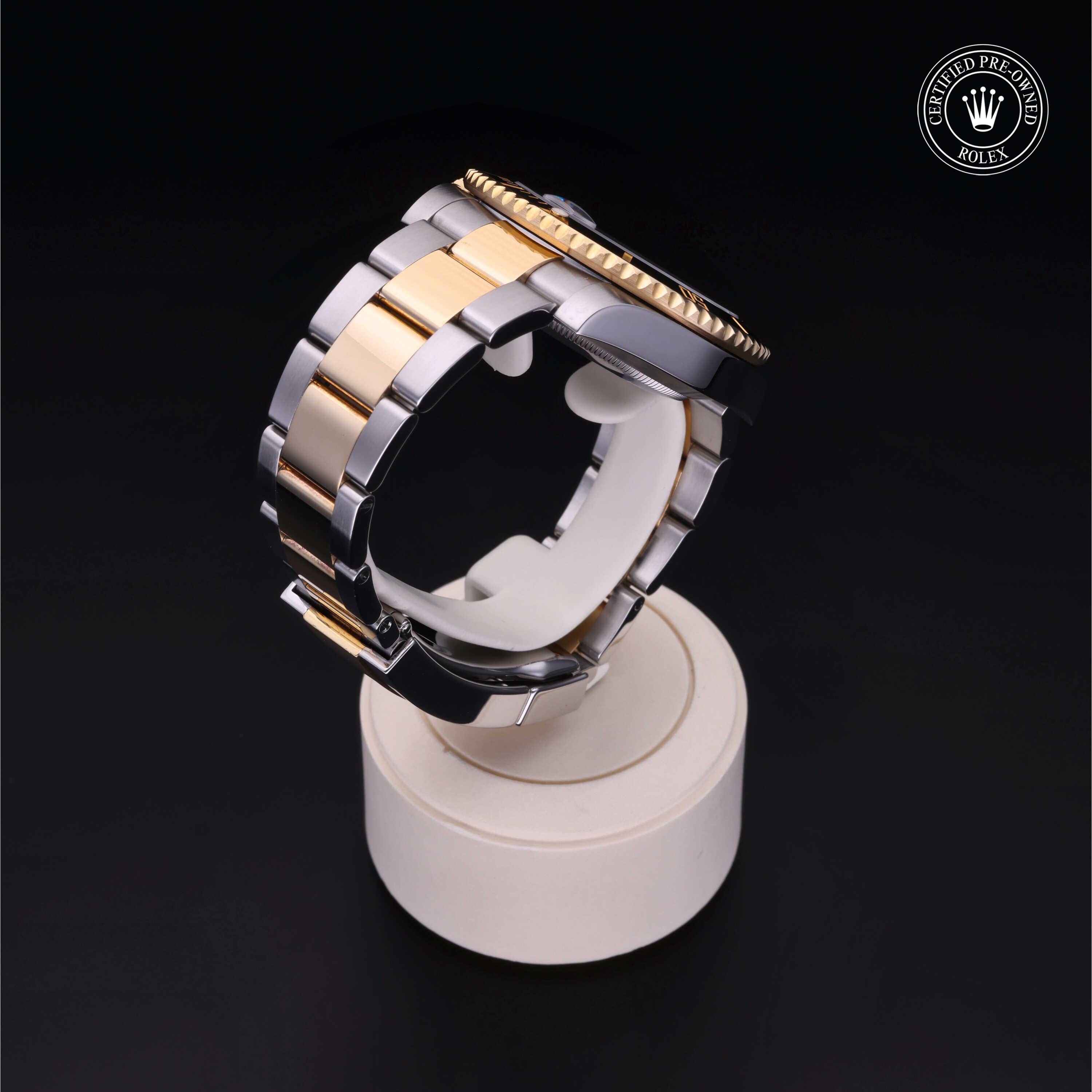 Rolex Submariner in Rolesor 18 Carat Yellow M116613LN-0001 at Heller Jewelers