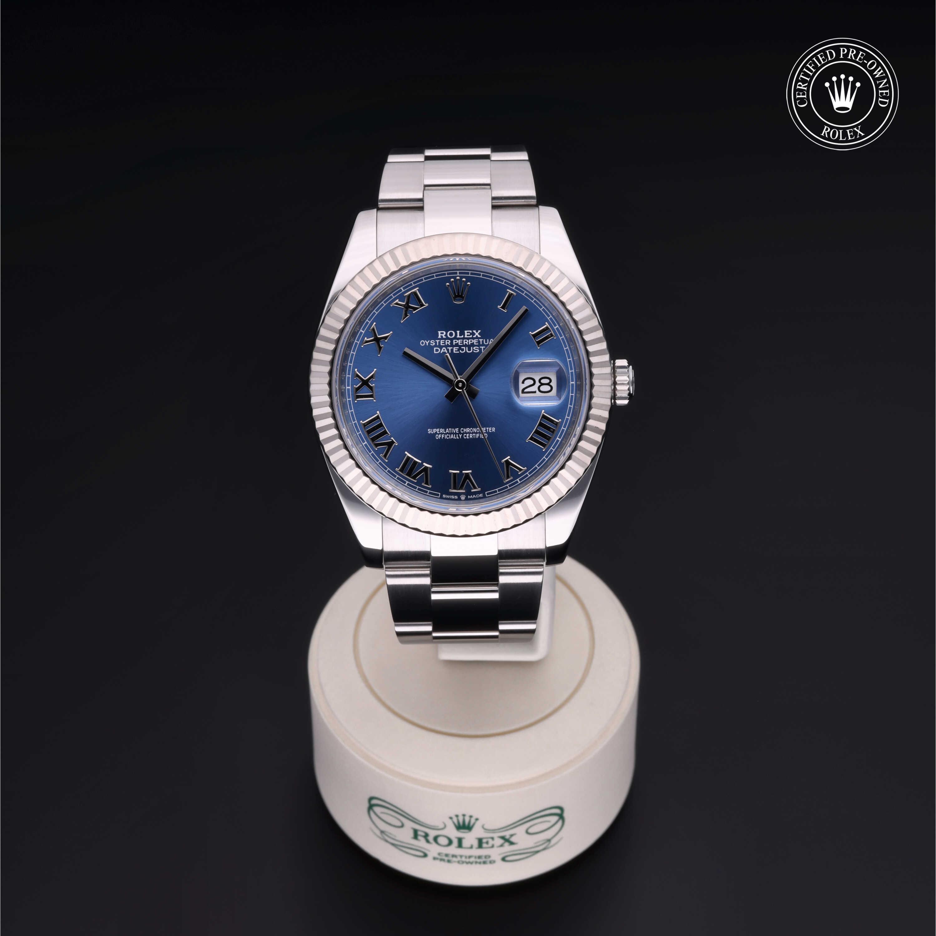 Rolex Datejust in Rolesor 18 Carat White M126334-0005 at Heller Jewelers