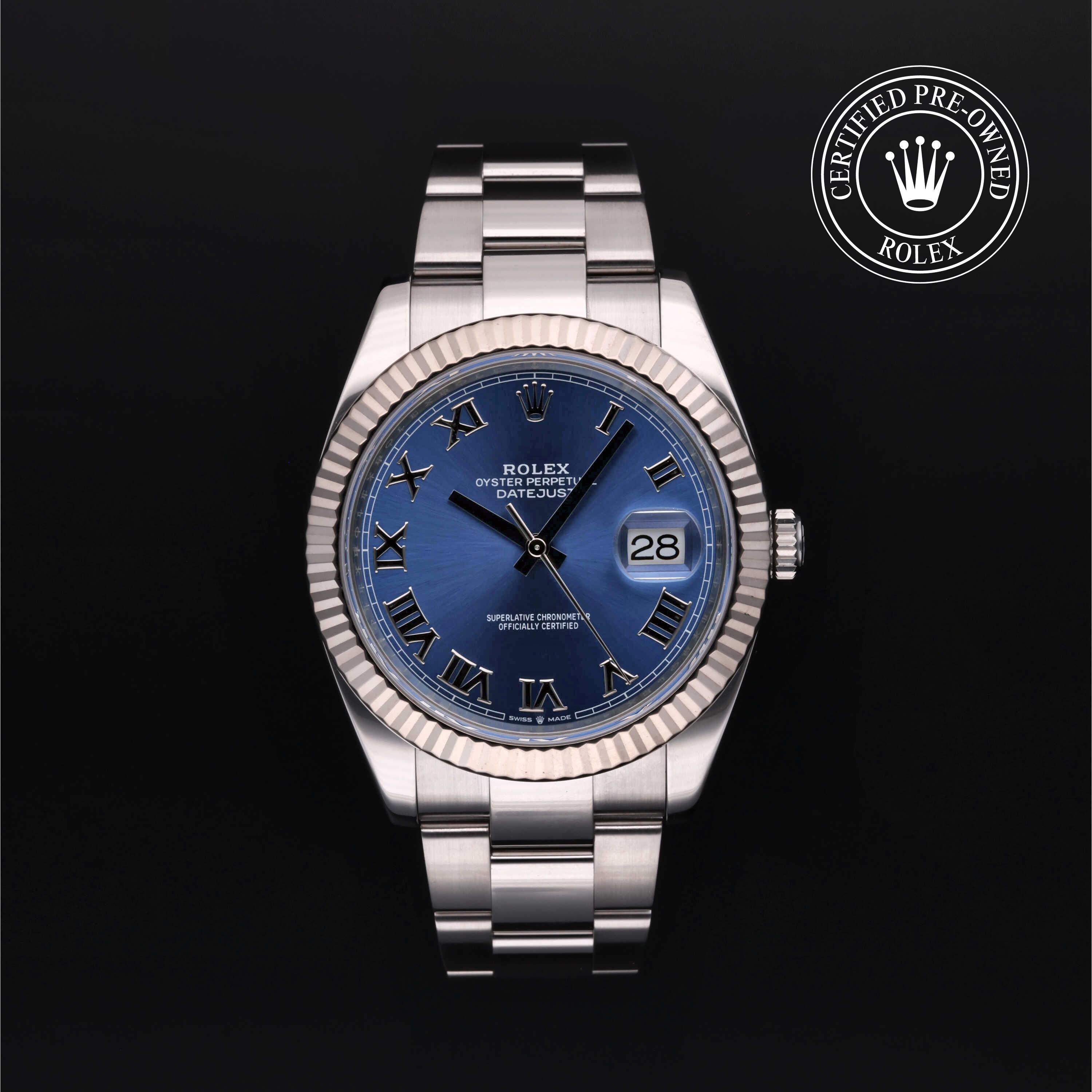 Rolex Datejust in Rolesor 18 Carat White M126334-0005 at Heller Jewelers
