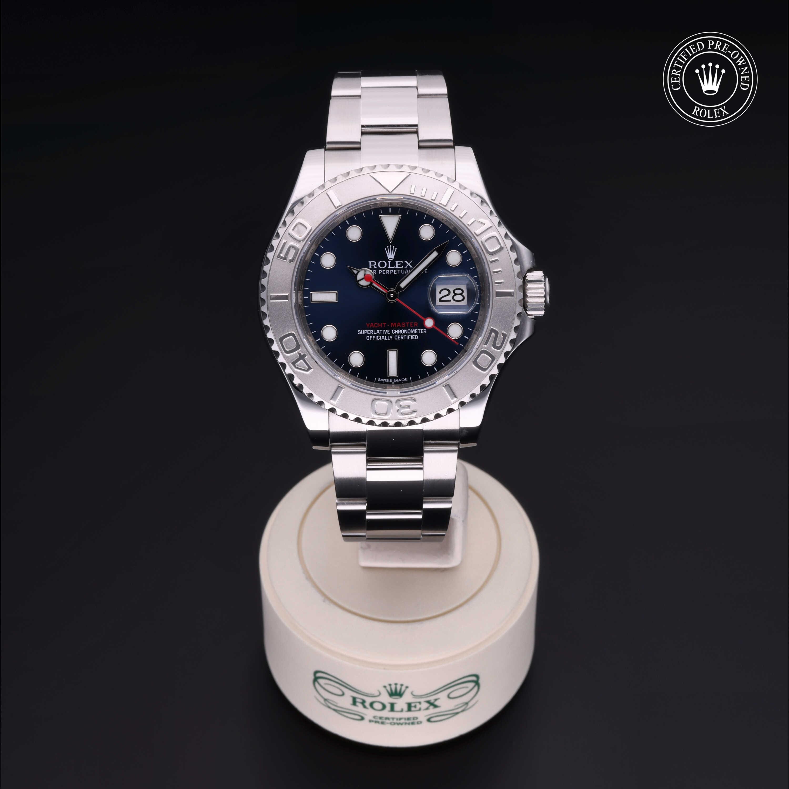Rolex Yacht-Master in Rolesium Platinum M116622-0001 at Heller Jewelers