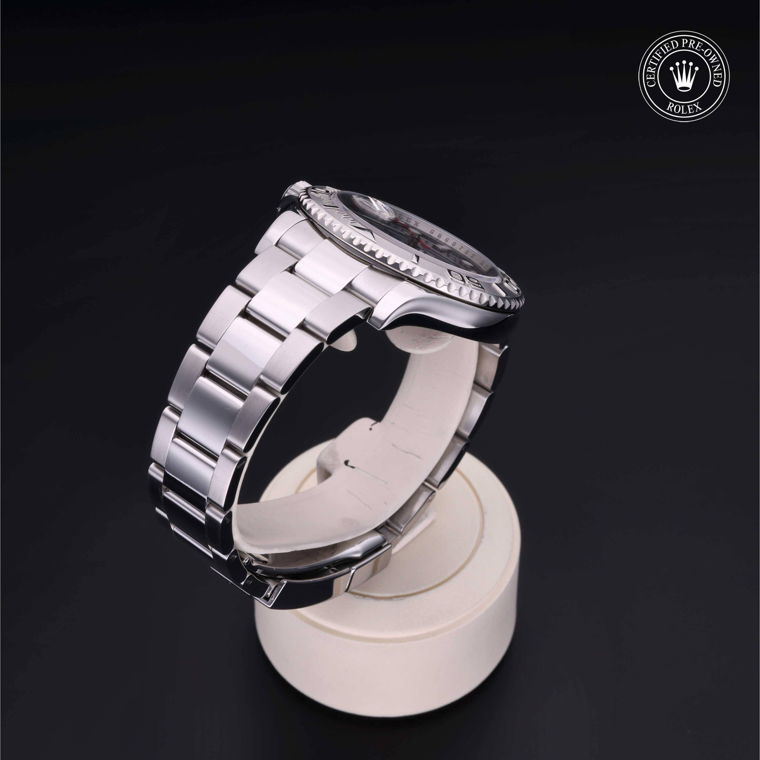 Rolex Yacht-Master in Rolesium Platinum M116622-0001 at Heller Jewelers