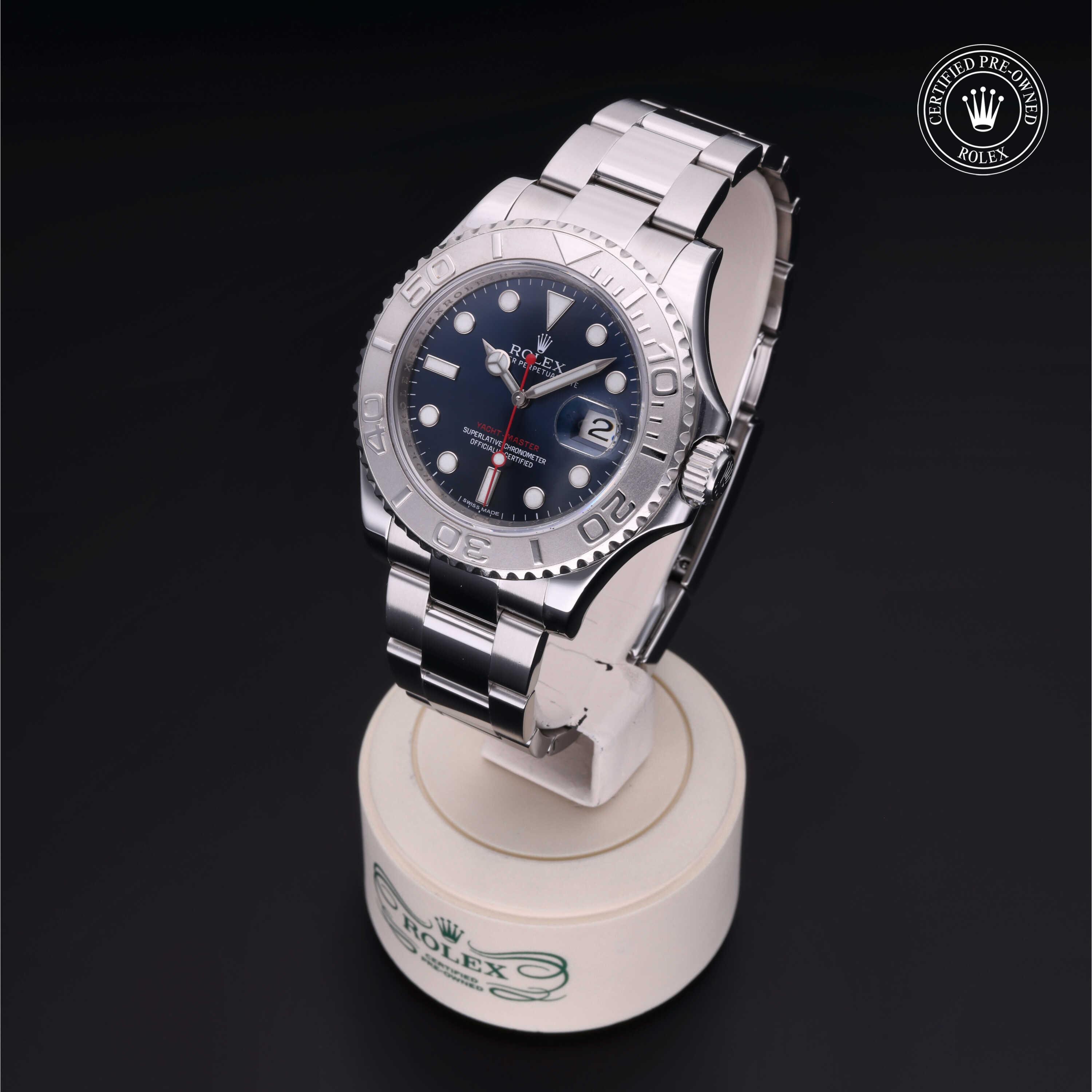 Rolex Yacht-Master in Rolesium Platinum M116622-0001 at Heller Jewelers