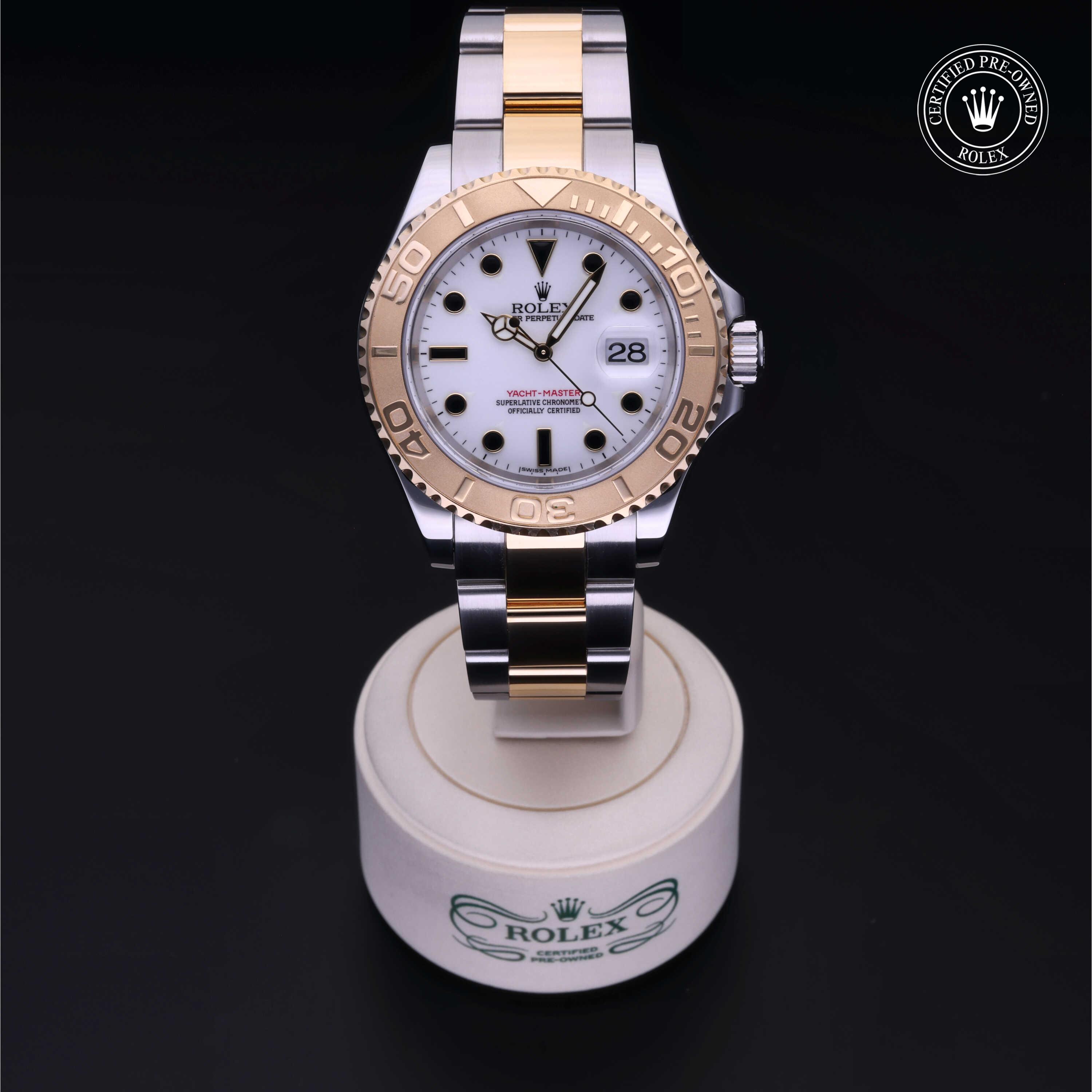 Rolex Yacht-Master in Rolesor 18 Carat Yellow M16623-0006 at Heller Jewelers