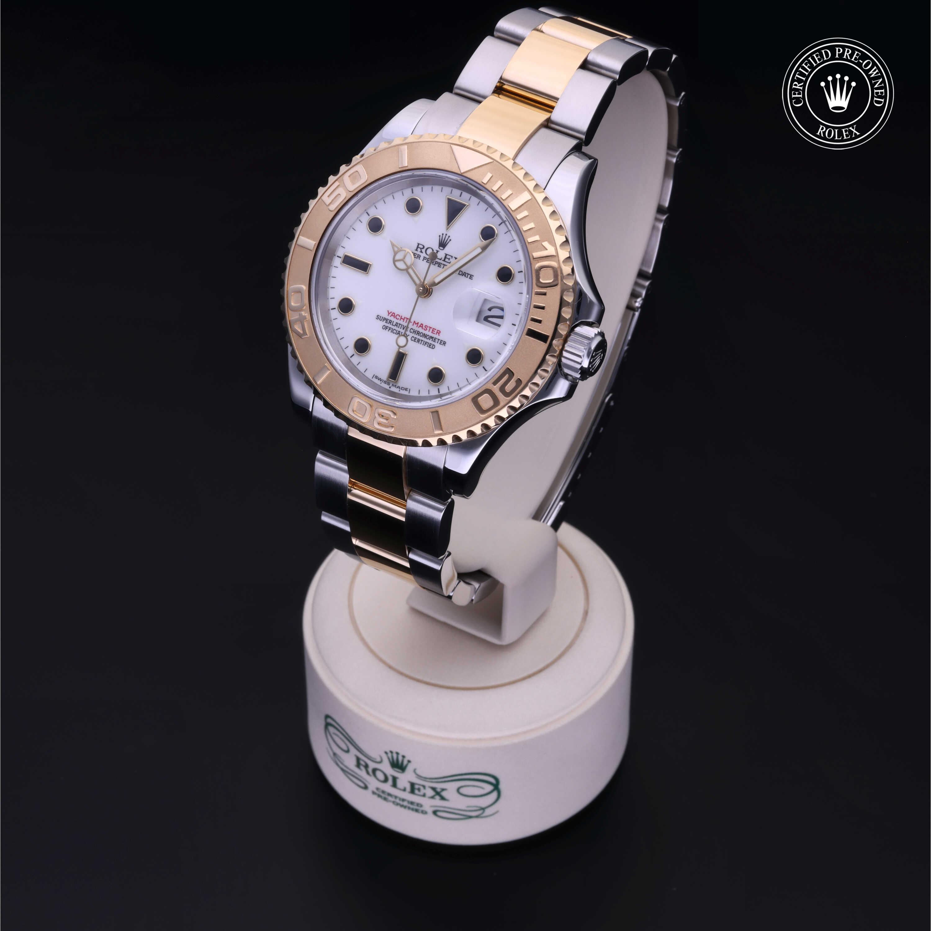 Rolex Yacht-Master in Rolesor 18 Carat Yellow M16623-0006 at Heller Jewelers