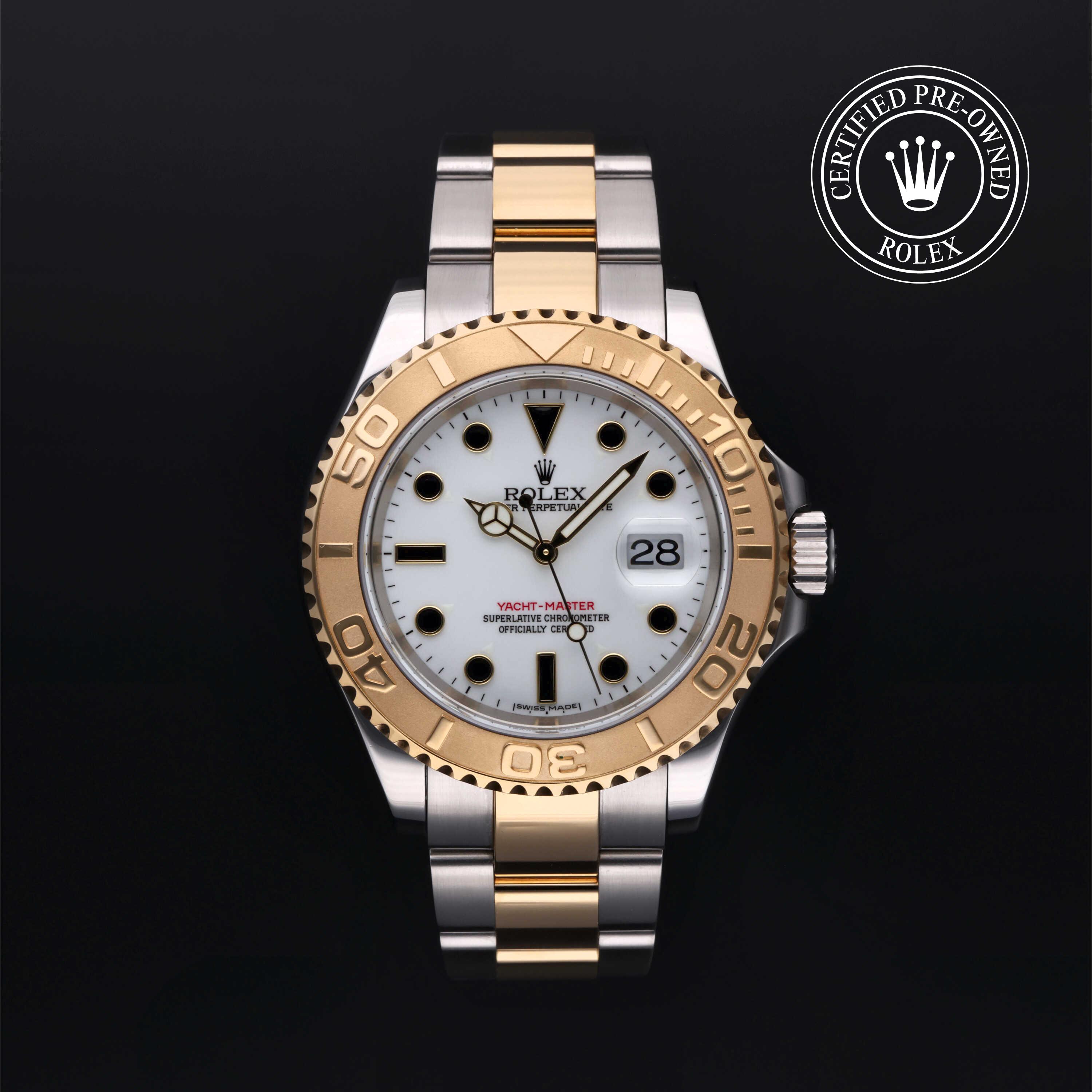 Rolex Yacht-Master in Rolesor 18 Carat Yellow M16623-0006 at Heller Jewelers
