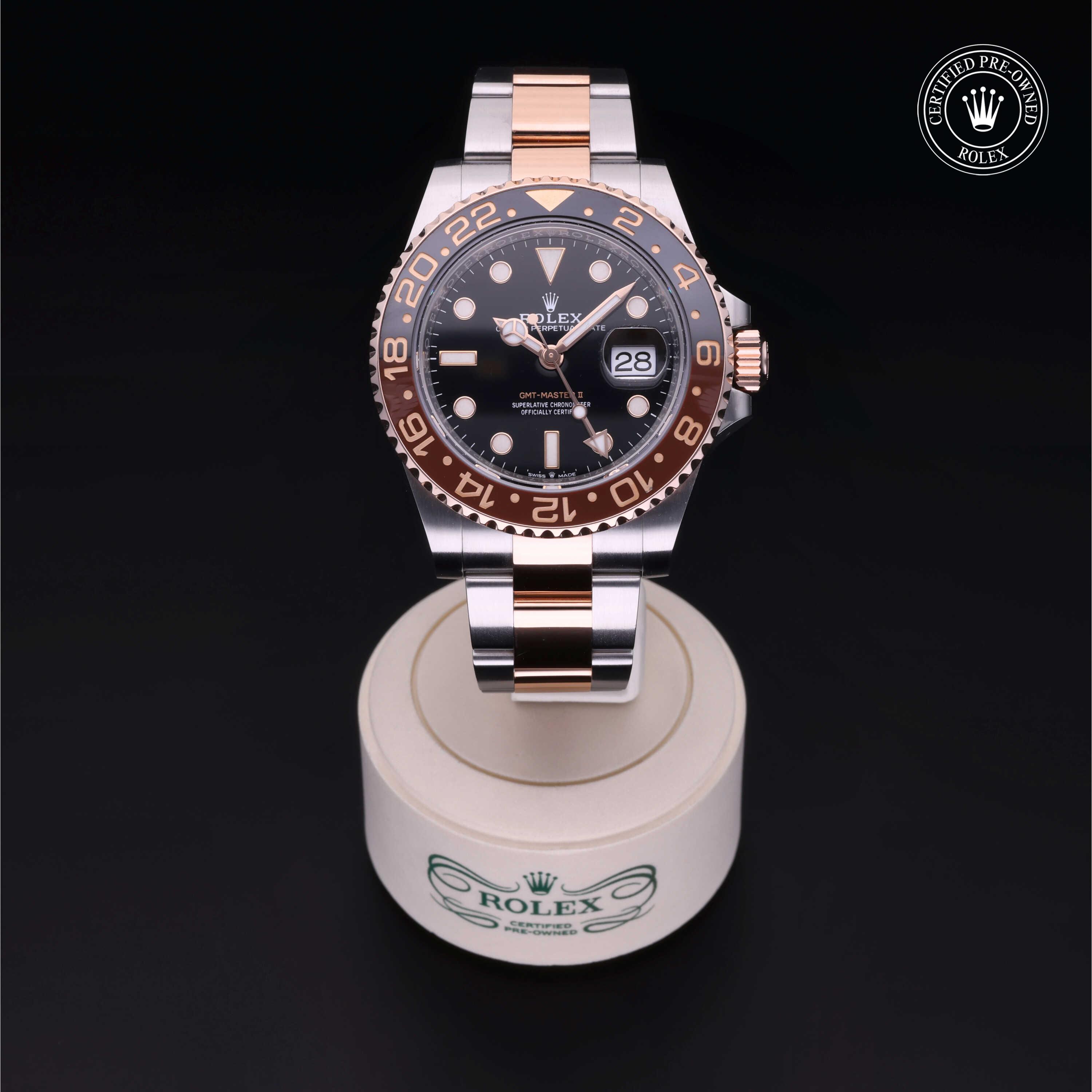 Rolex GMT-Master II in Rolesor 18 Carat Red M126711CHNR-0002 at Heller Jewelers