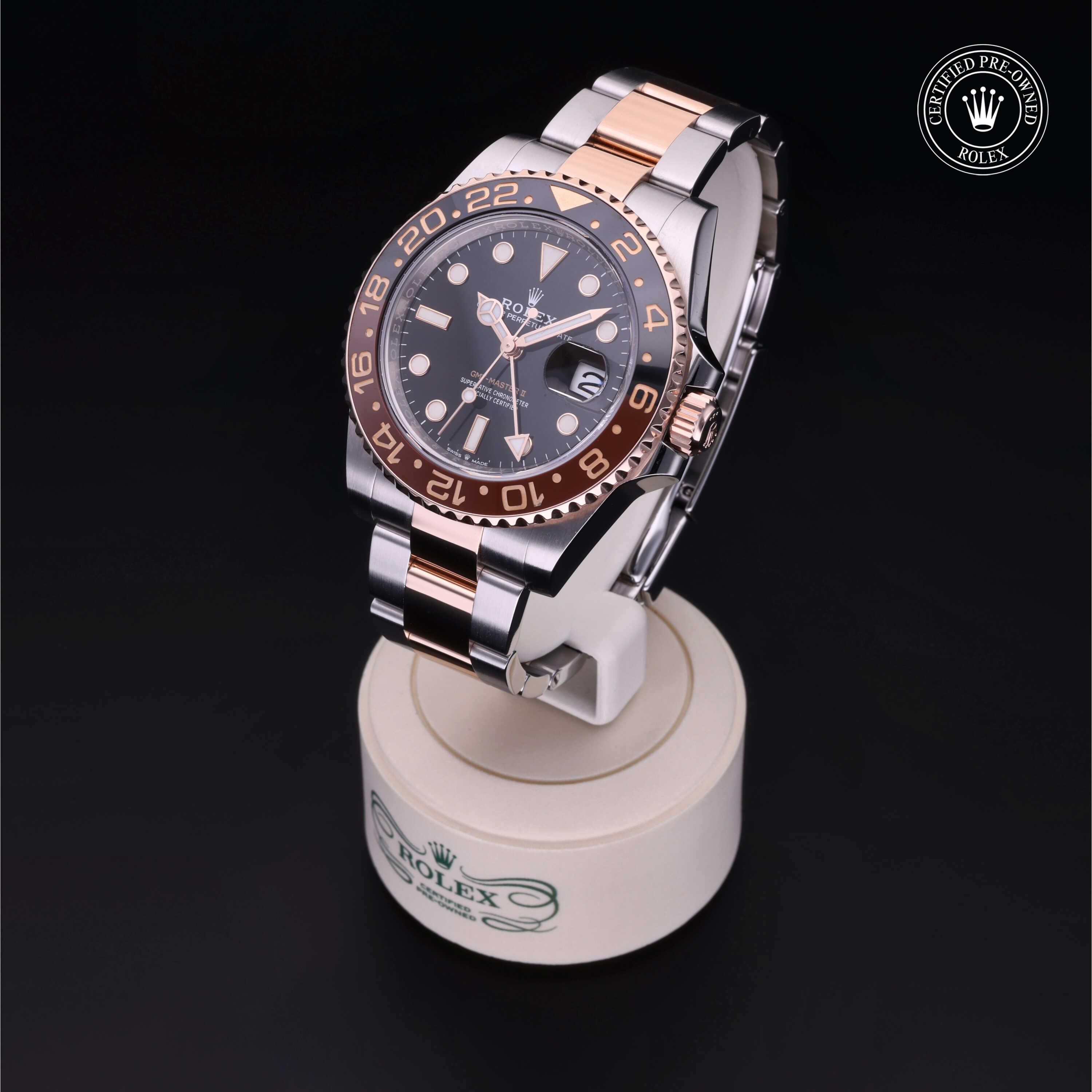 Rolex GMT-Master II in Rolesor 18 Carat Red M126711CHNR-0002 at Heller Jewelers