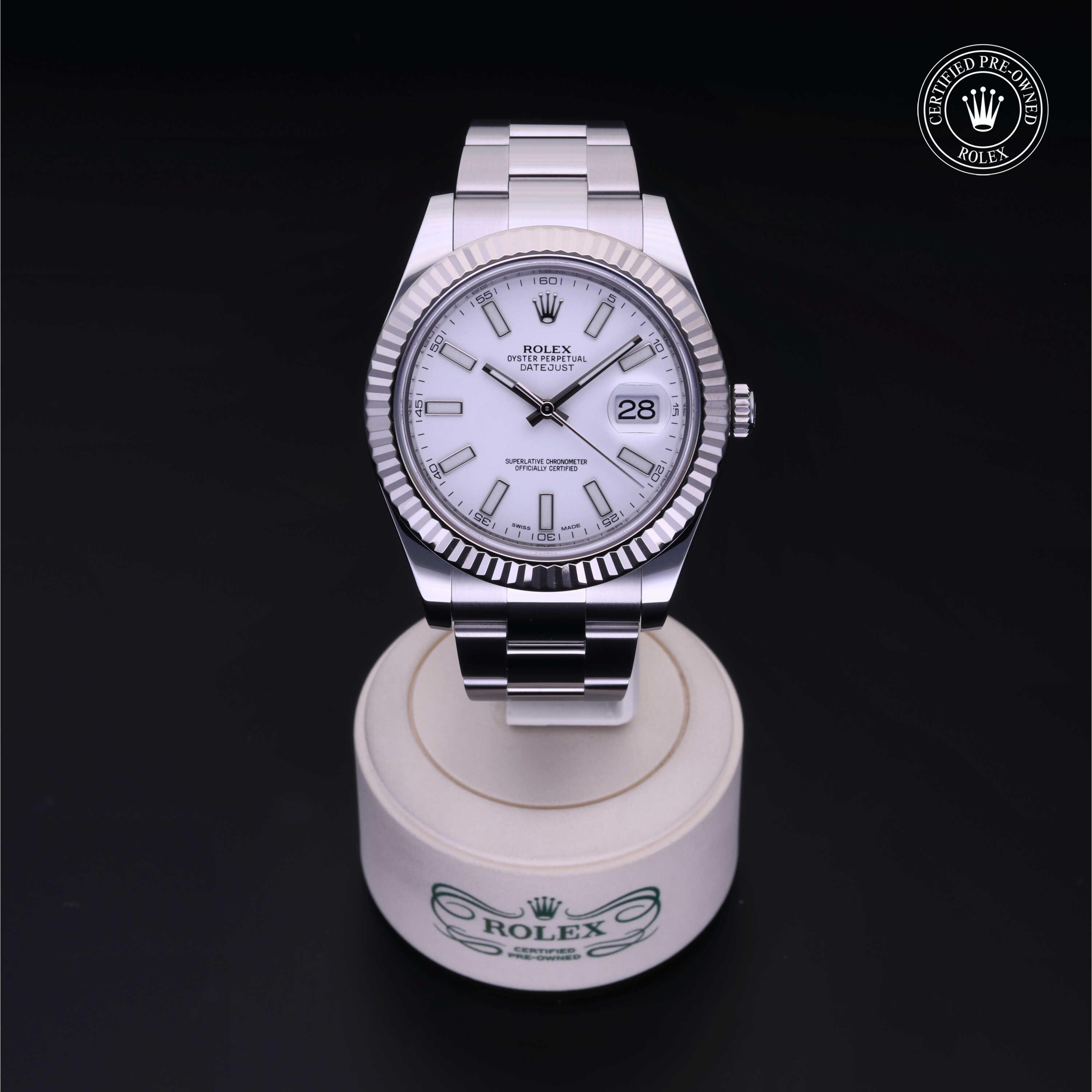 Rolex Datejust II in Rolesor 18 Carat White M116334-0006 at Heller Jewelers