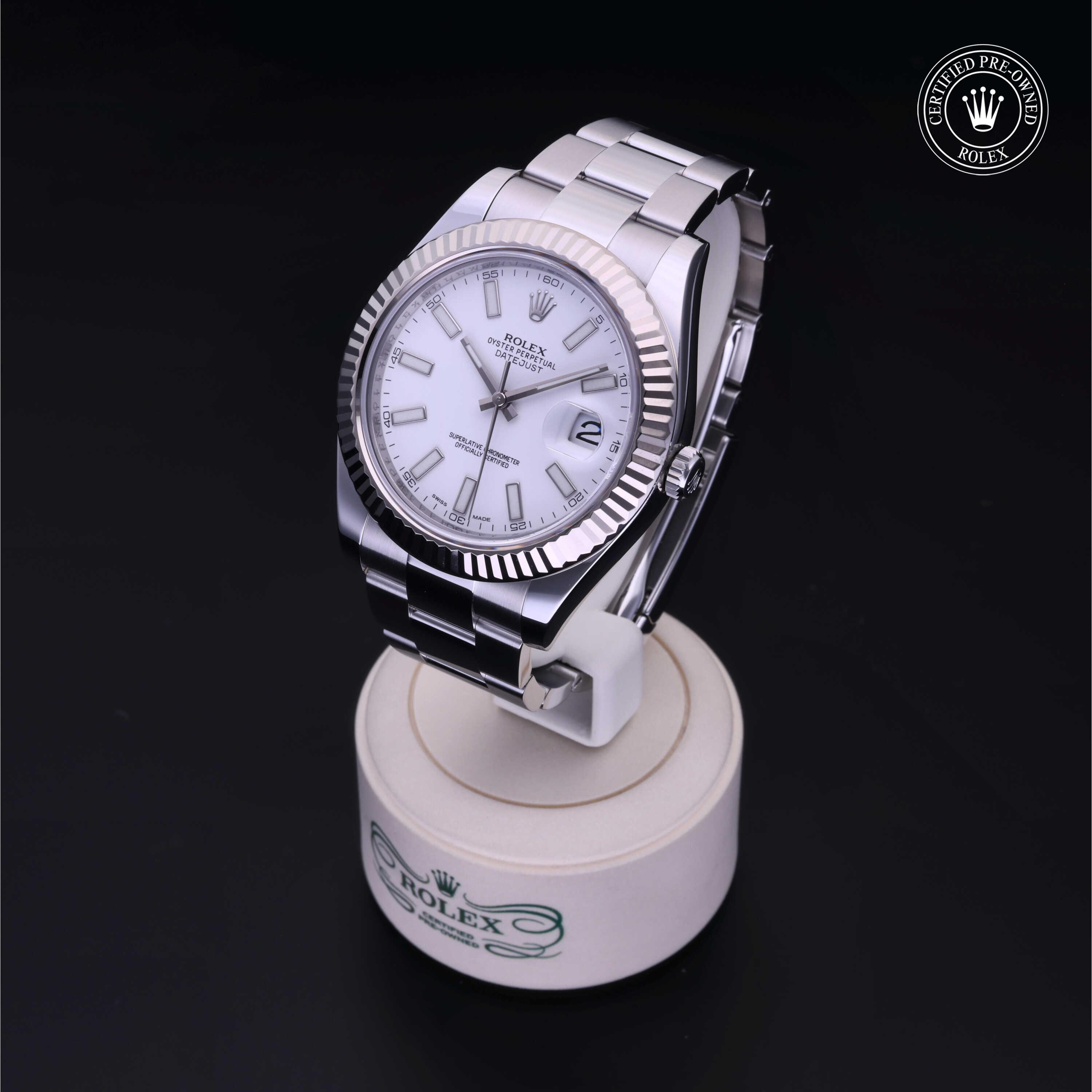 Rolex Datejust II in Rolesor 18 Carat White M116334-0006 at Heller Jewelers