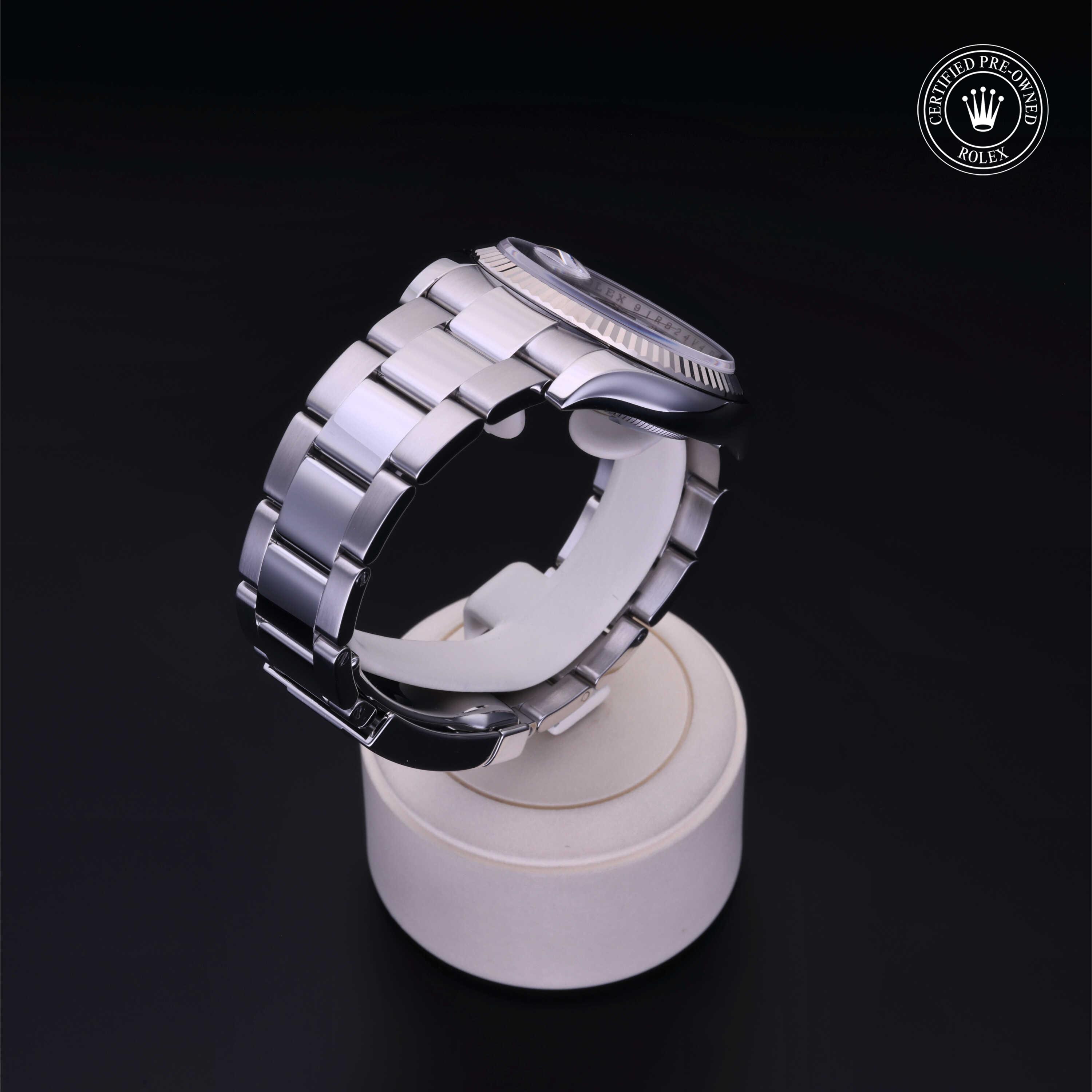Rolex Datejust in Rolesor 18 Carat White M116234-0090 at Heller Jewelers