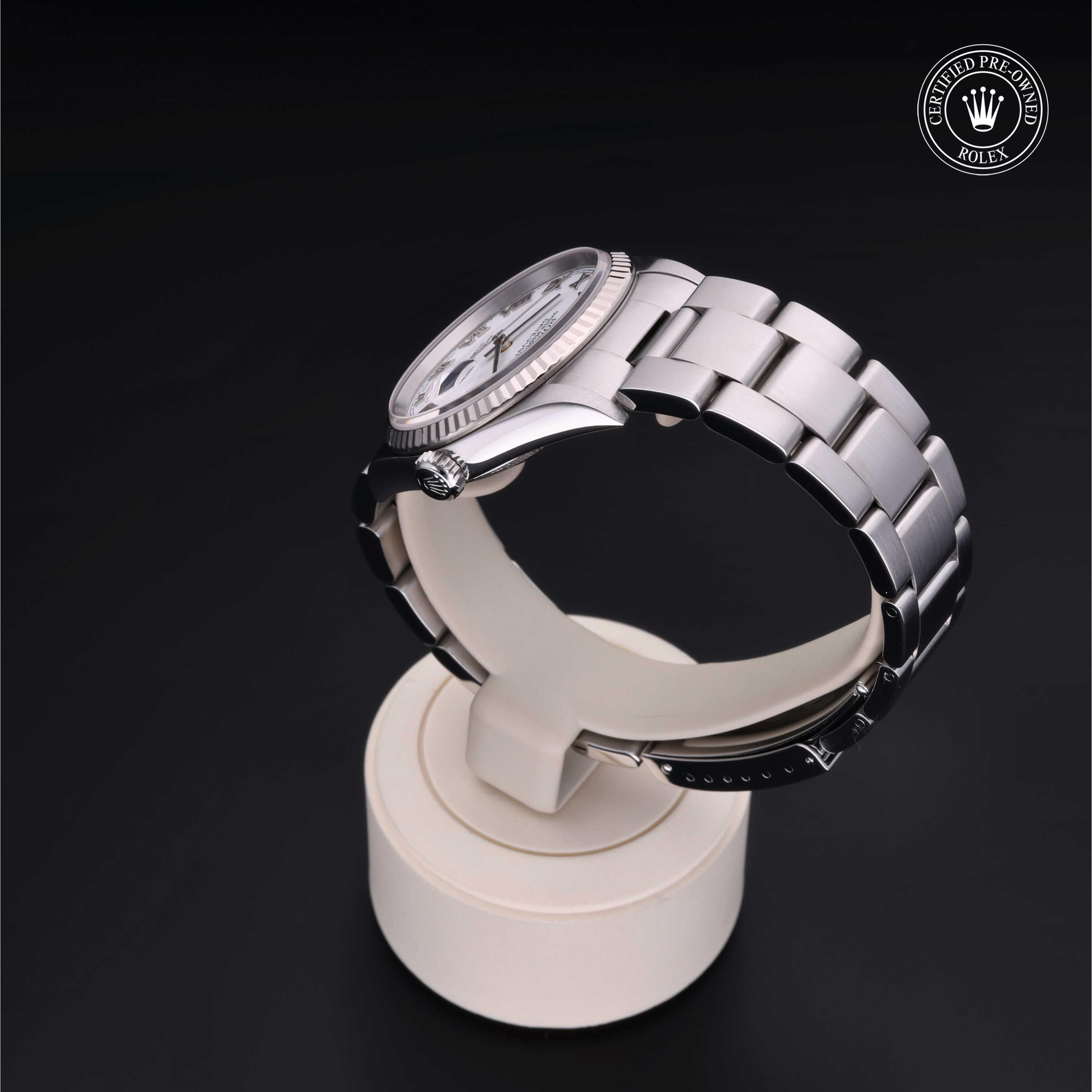 Rolex Datejust in Rolesor 18 Carat White M16234-0045 at Heller Jewelers